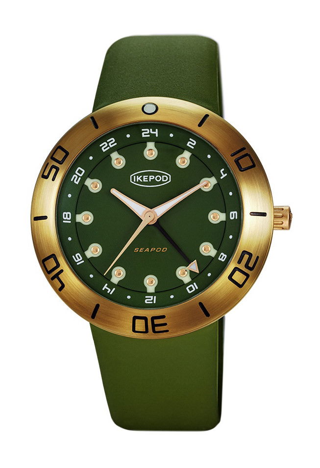 Ikepod Seapod Bronze GMT Yves watch