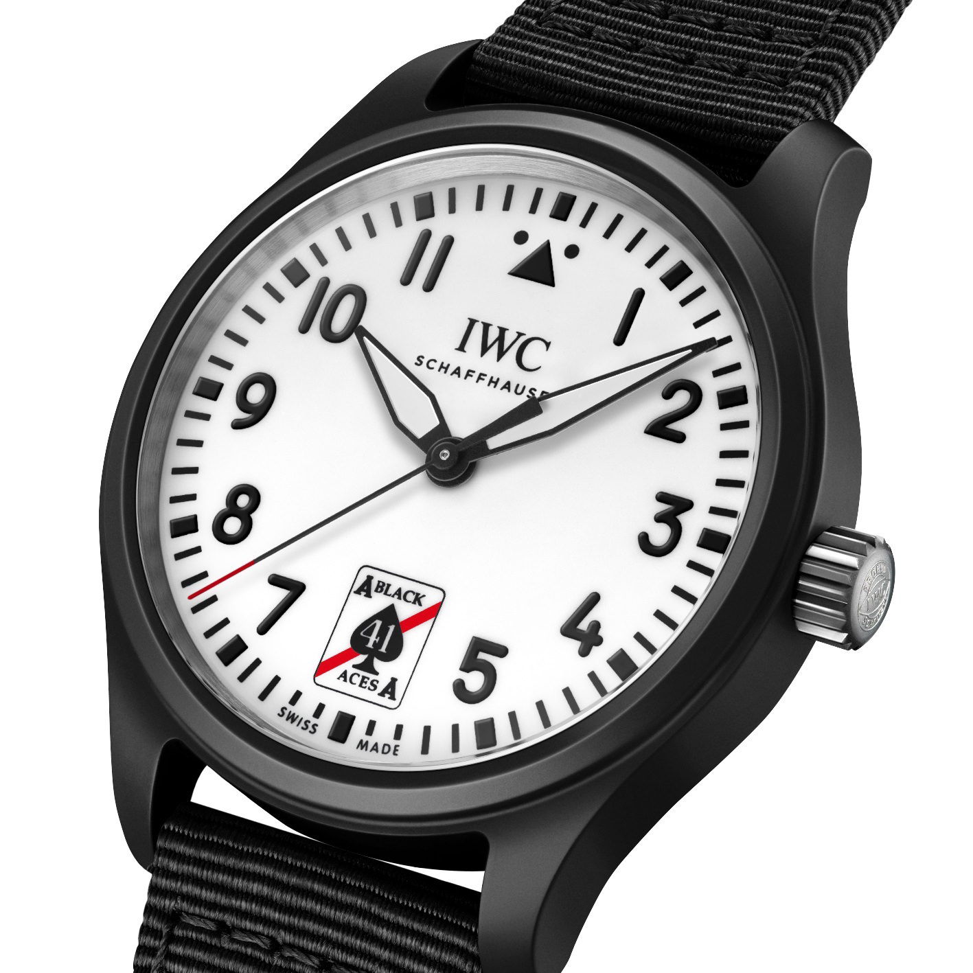 IWC Schaffhausen Pilot’s Watch Automatic 41 Black Aces - View 3