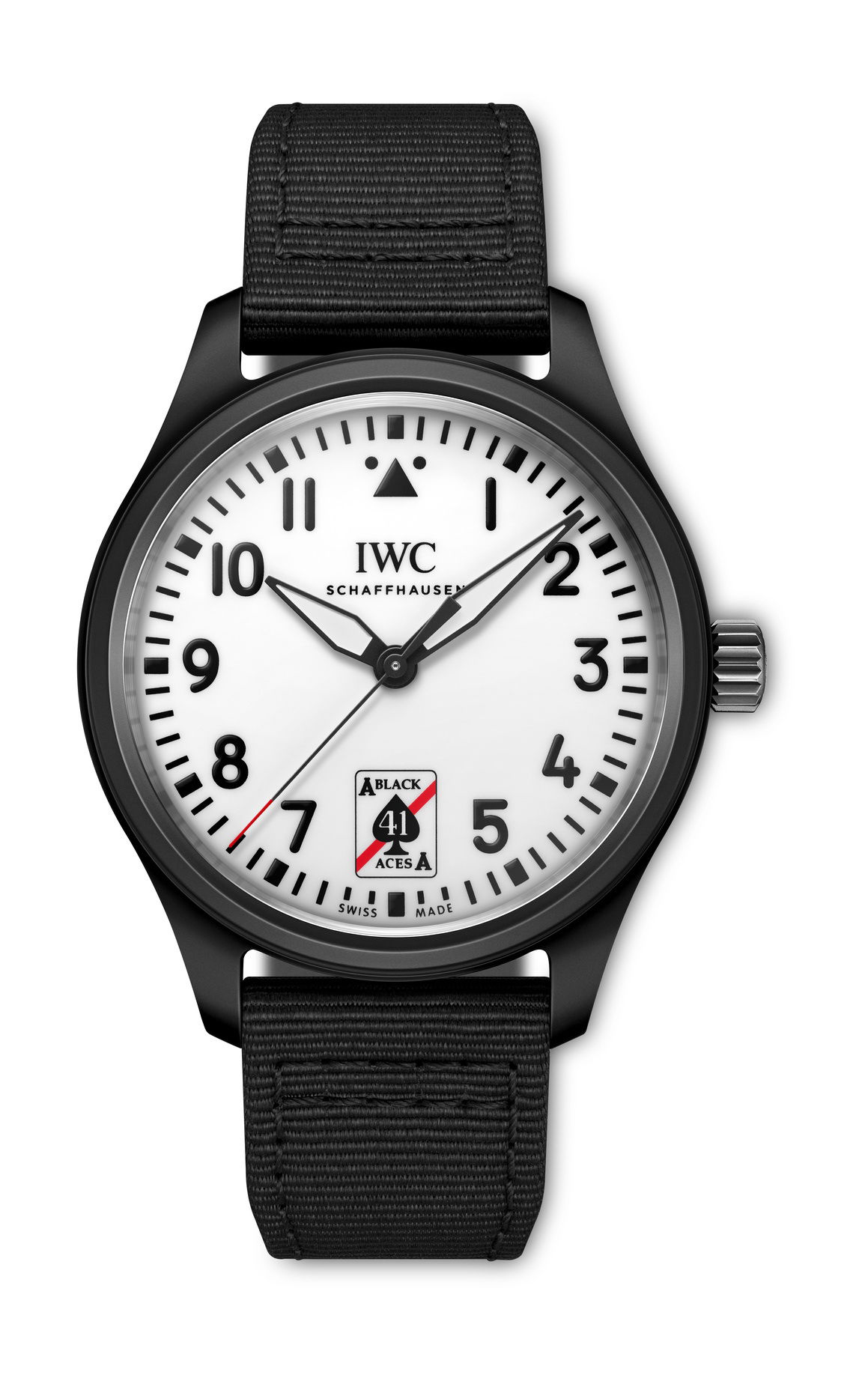 IWC Schaffhausen Pilot’s Watch Automatic 41 Black Aces watch