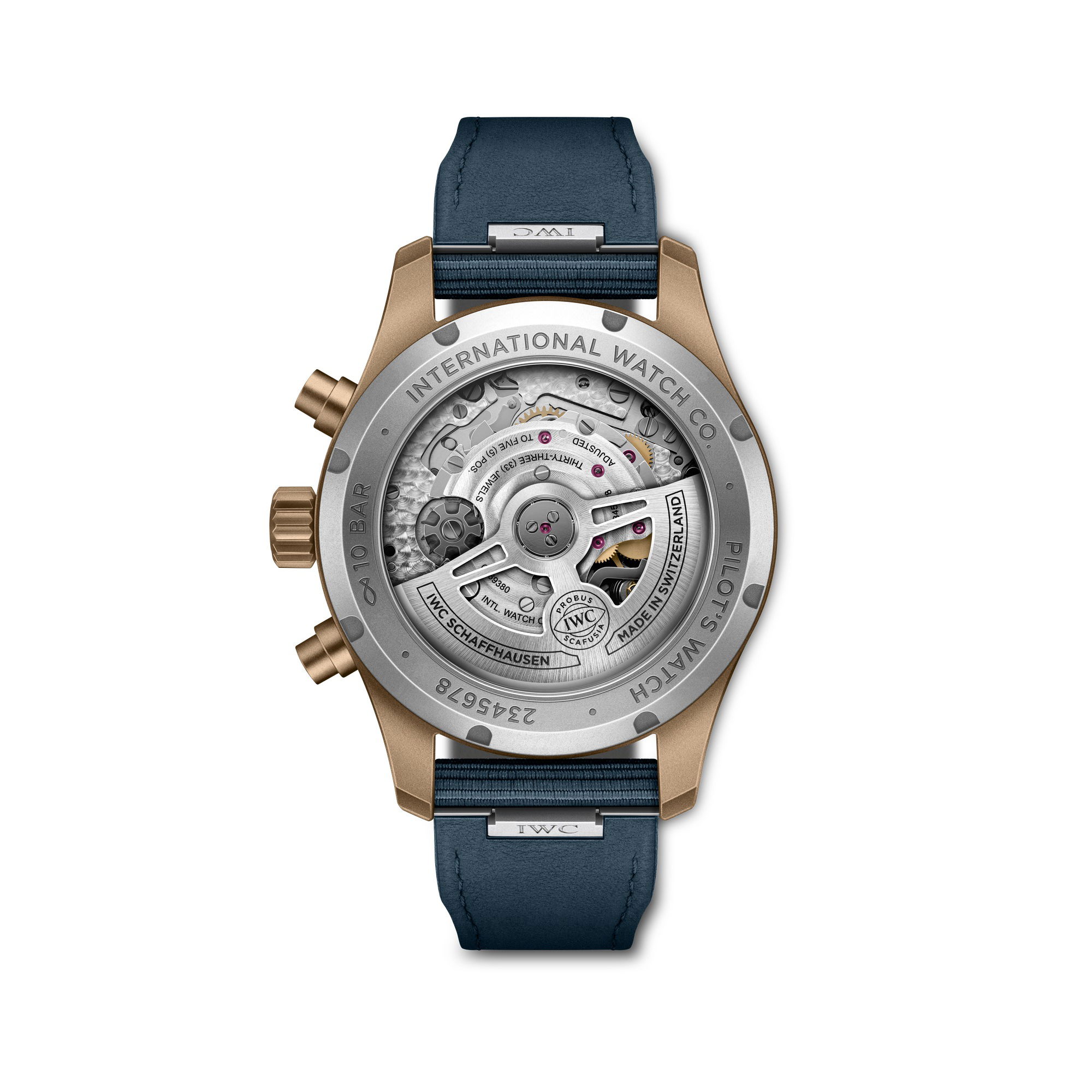 IWC Schaffhausen Pilot’s Watch Chronograph 41 Bronze - View 3