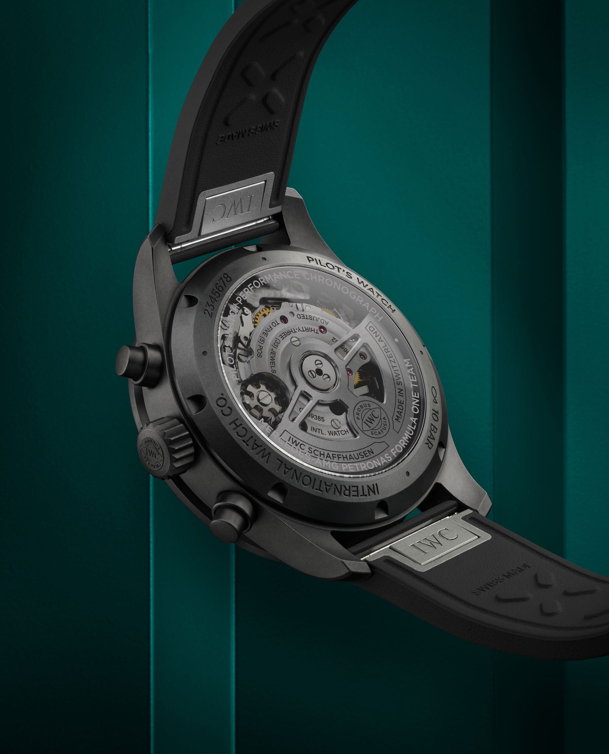 IWC Schaffhausen Pilot’s Watch Performance Chronograph 41 Mercedes-AMG Petronas Formula One Team - View 3
