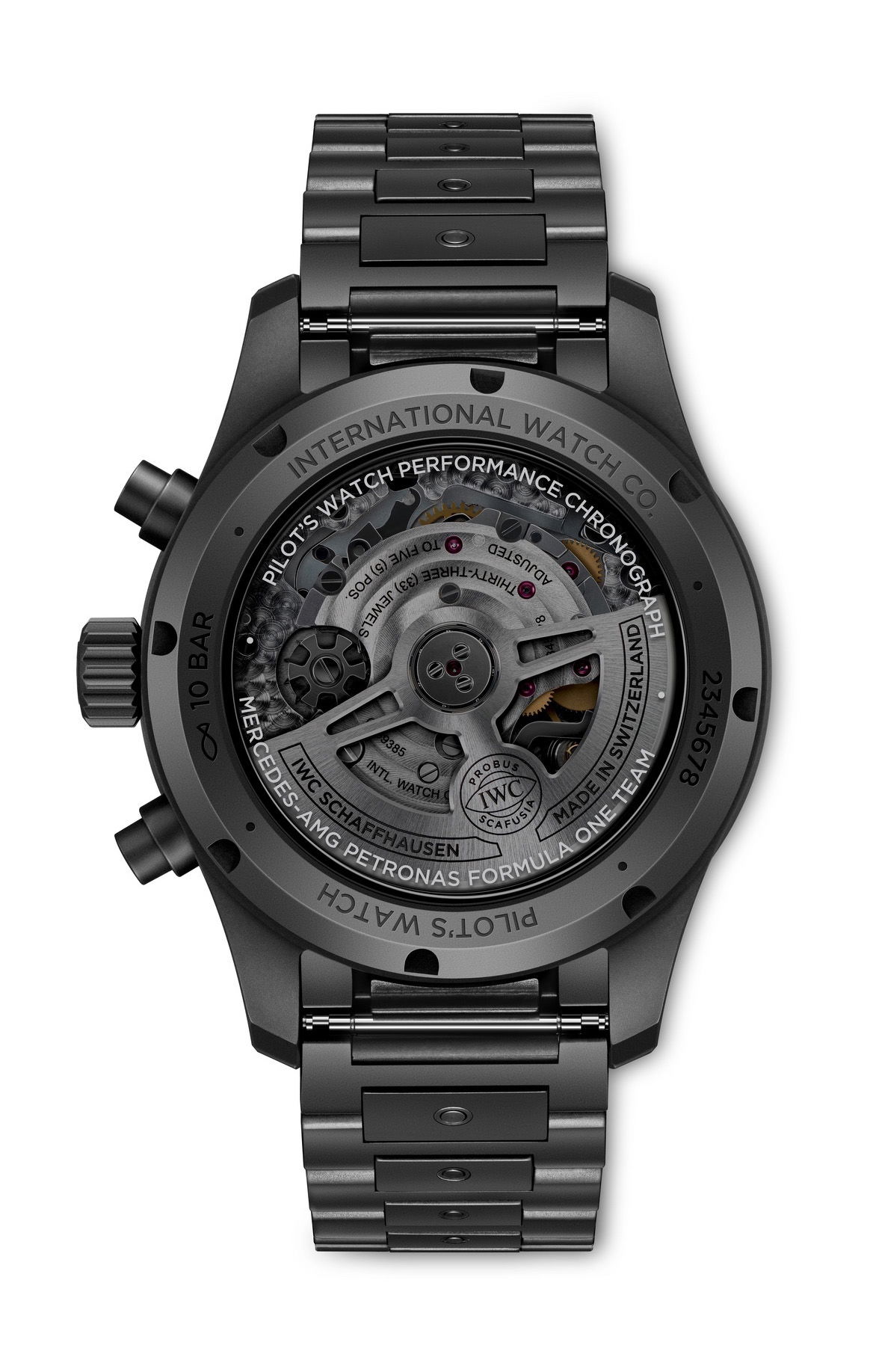 IWC Schaffhausen Pilot’s Watch Performance Chronograph 41 Mercedes-AMG Petronas Formula One Team - View 2