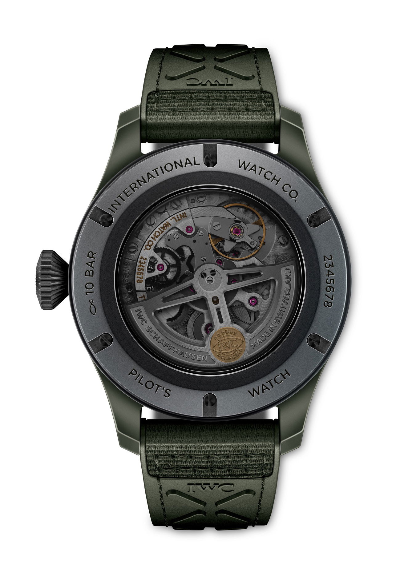 IWC Schaffhausen Pilot’s Watch Timezoner Top Gun Woodland - View 2