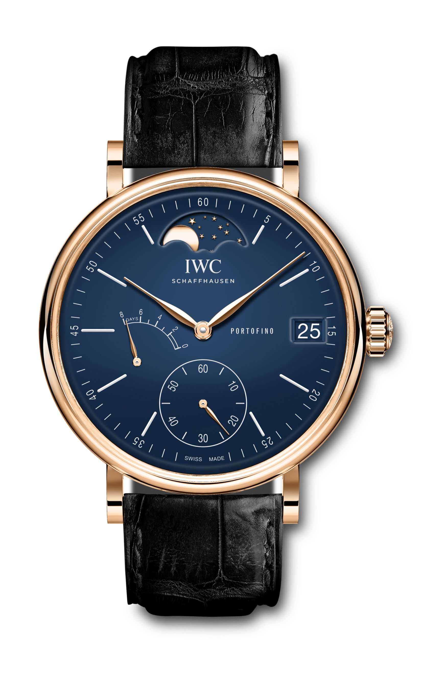 IWC Schaffhausen Portofino Hand-Wound Moon Phase Edition “150 Years” watch