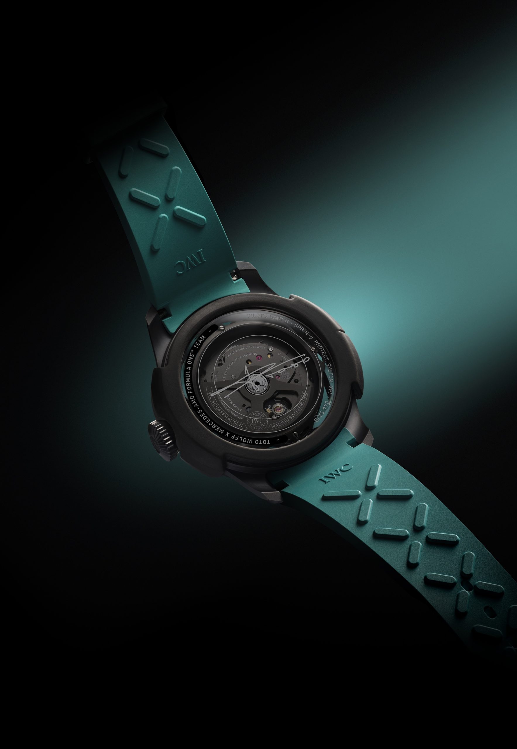 IWC Schaffhausen Big Pilot’s Watch Shock Absorber XPL Toto Wolff X Mercedes-AMG Petronas Formula One Team - View 2
