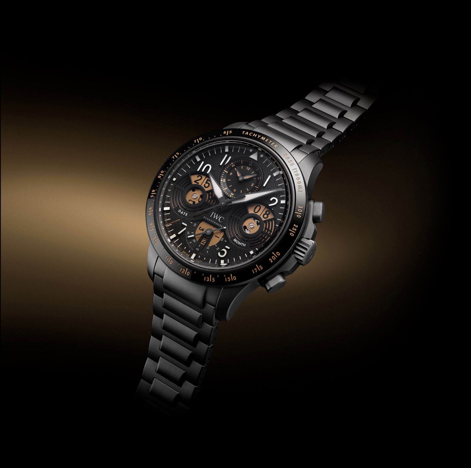 IWC Schaffhausen Pilot’s Watch Performance Chronograph Perpetual Calendar Digital Date-Month - View 2