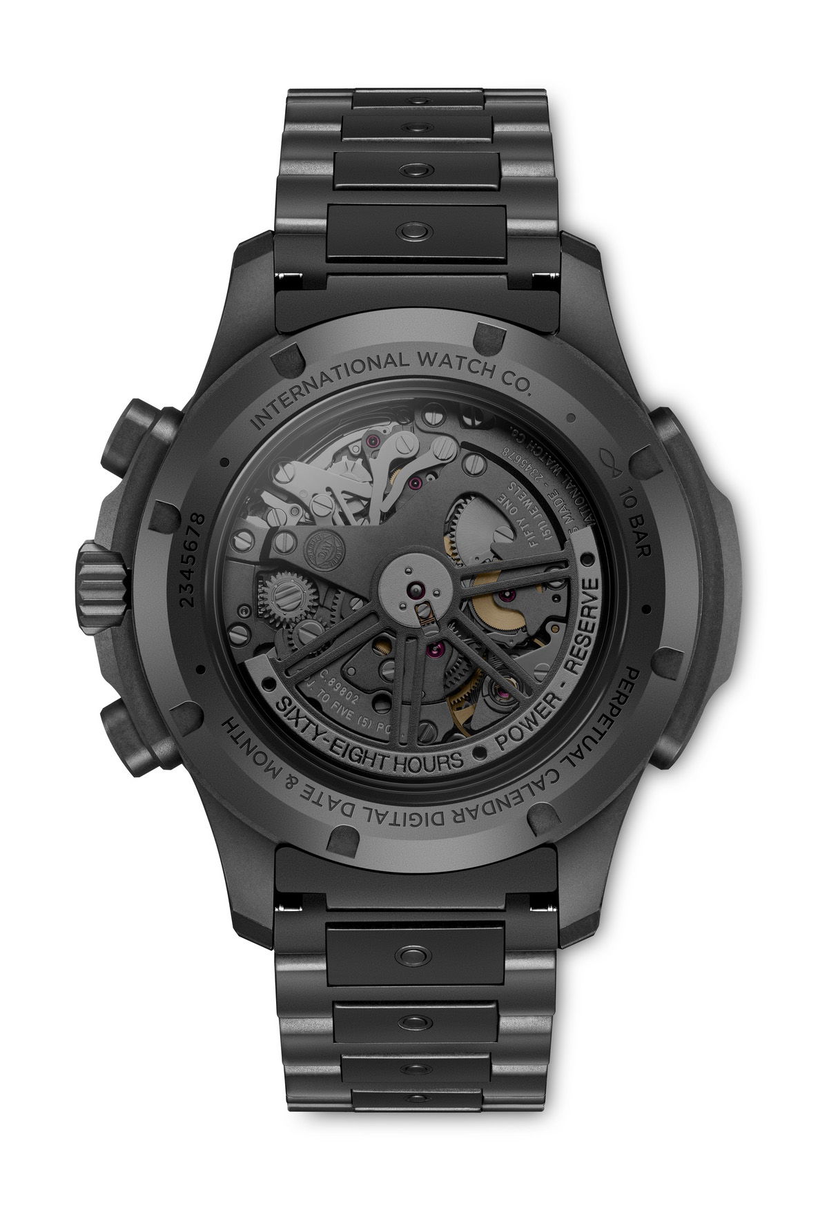 IWC Schaffhausen Pilot’s Watch Performance Chronograph Perpetual Calendar Digital Date-Month - View 3