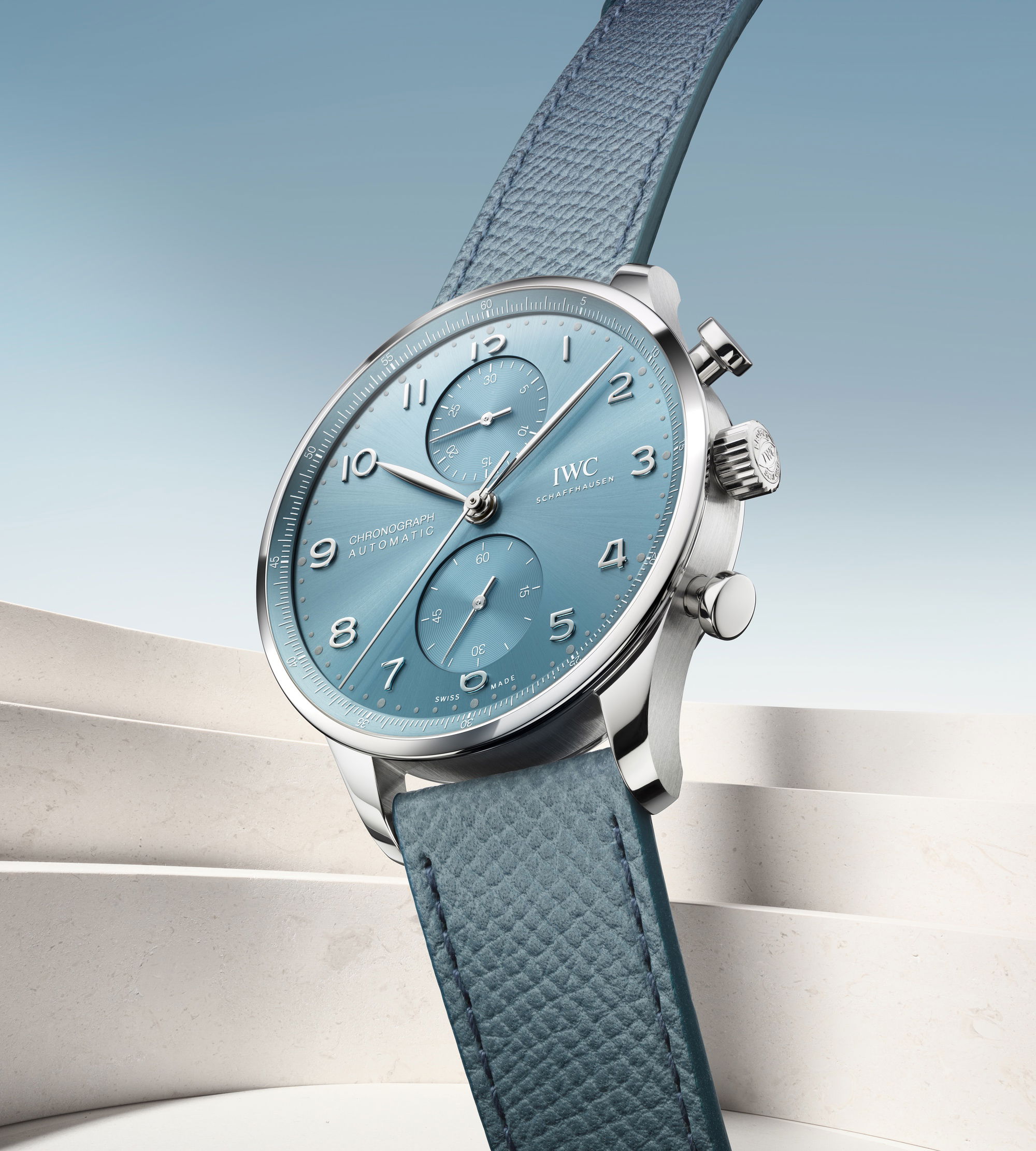 IWC Schaffhausen Portugieser Chronograph Horizon Blue - View 3