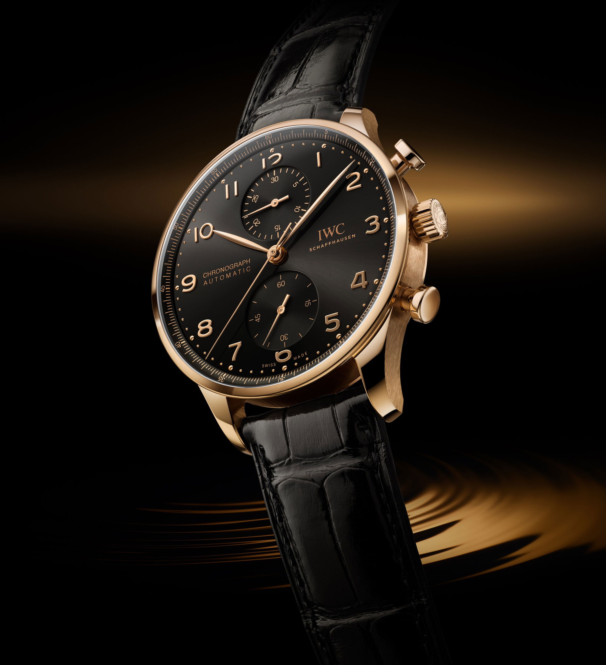 IWC Schaffhausen Portugieser Chronograph Obsidian - View 3