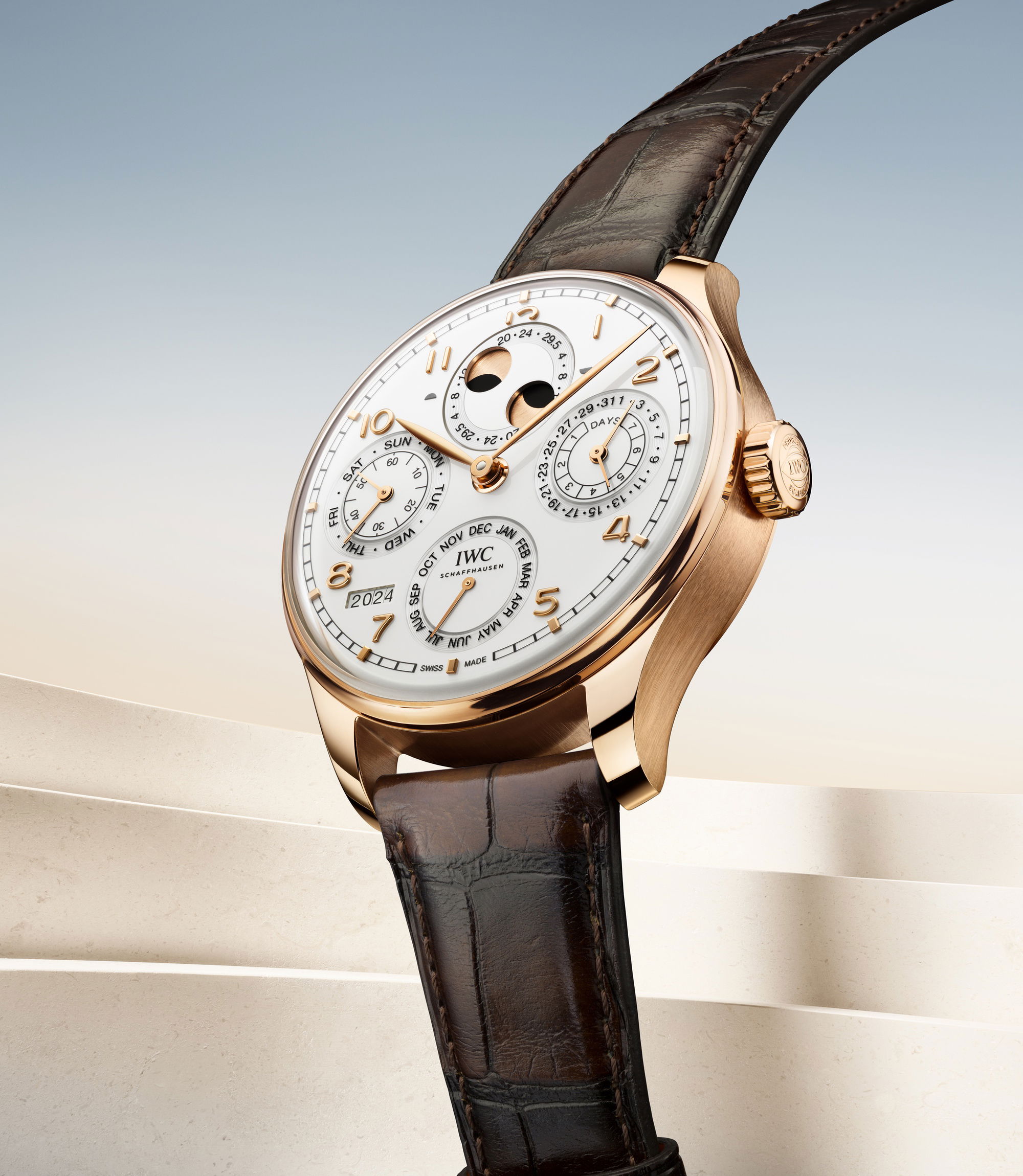 IWC Schaffhausen Portugieser Perpetual Calendar 44 Silver Moon - View 3