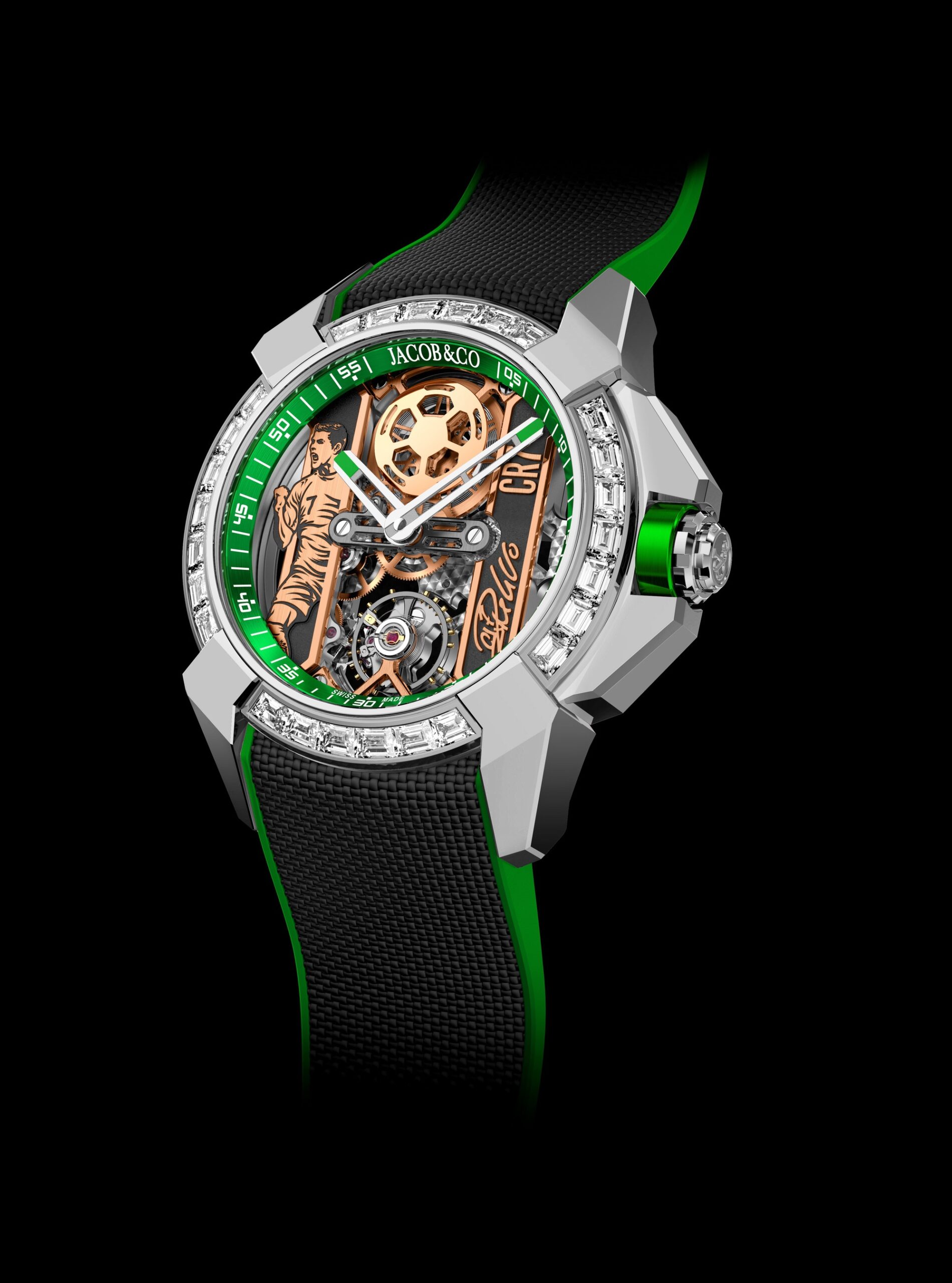 Jacob & Co Epic X Heart of CR7 Baguette - View 2