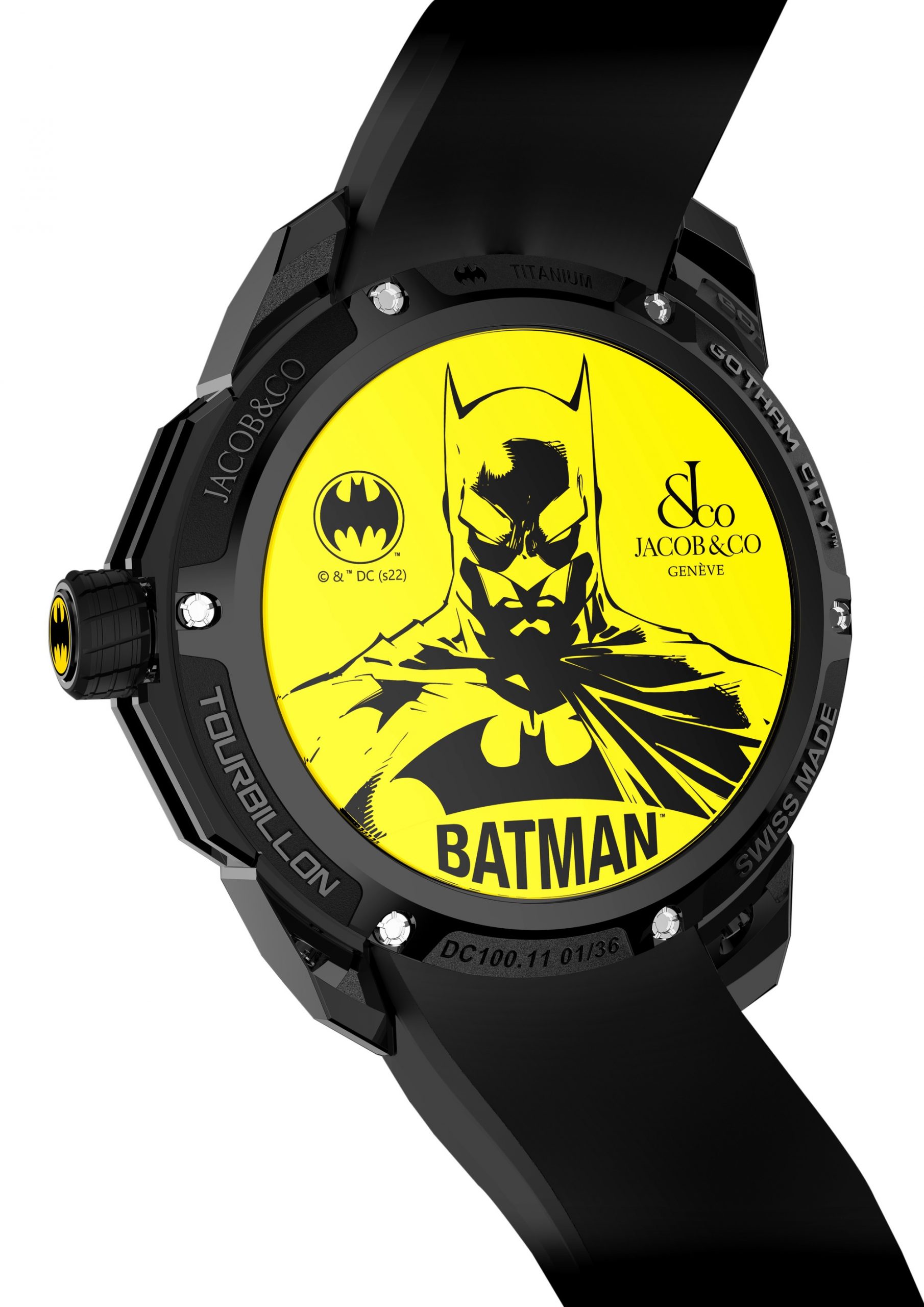 Jacob & Co Gotham City Black DLC Titanium - View 3