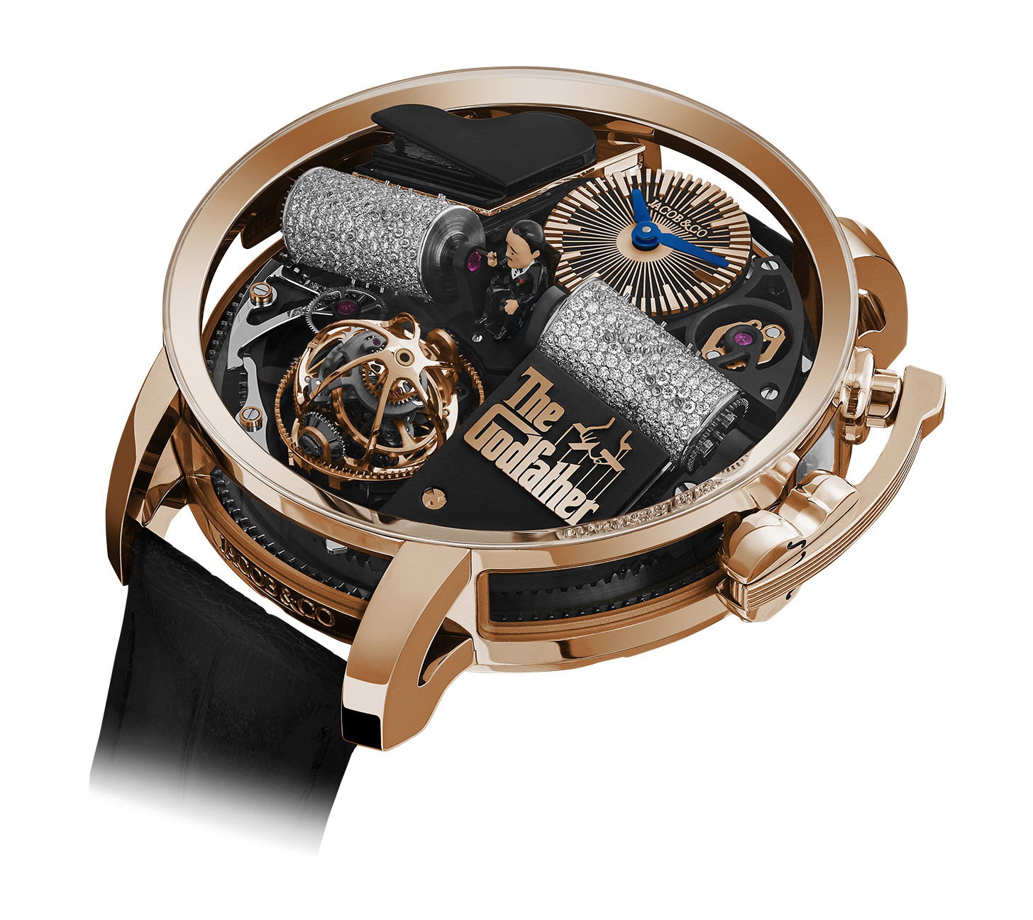 Jacob & Co Opera Grandfather with Diamond Barrels watch