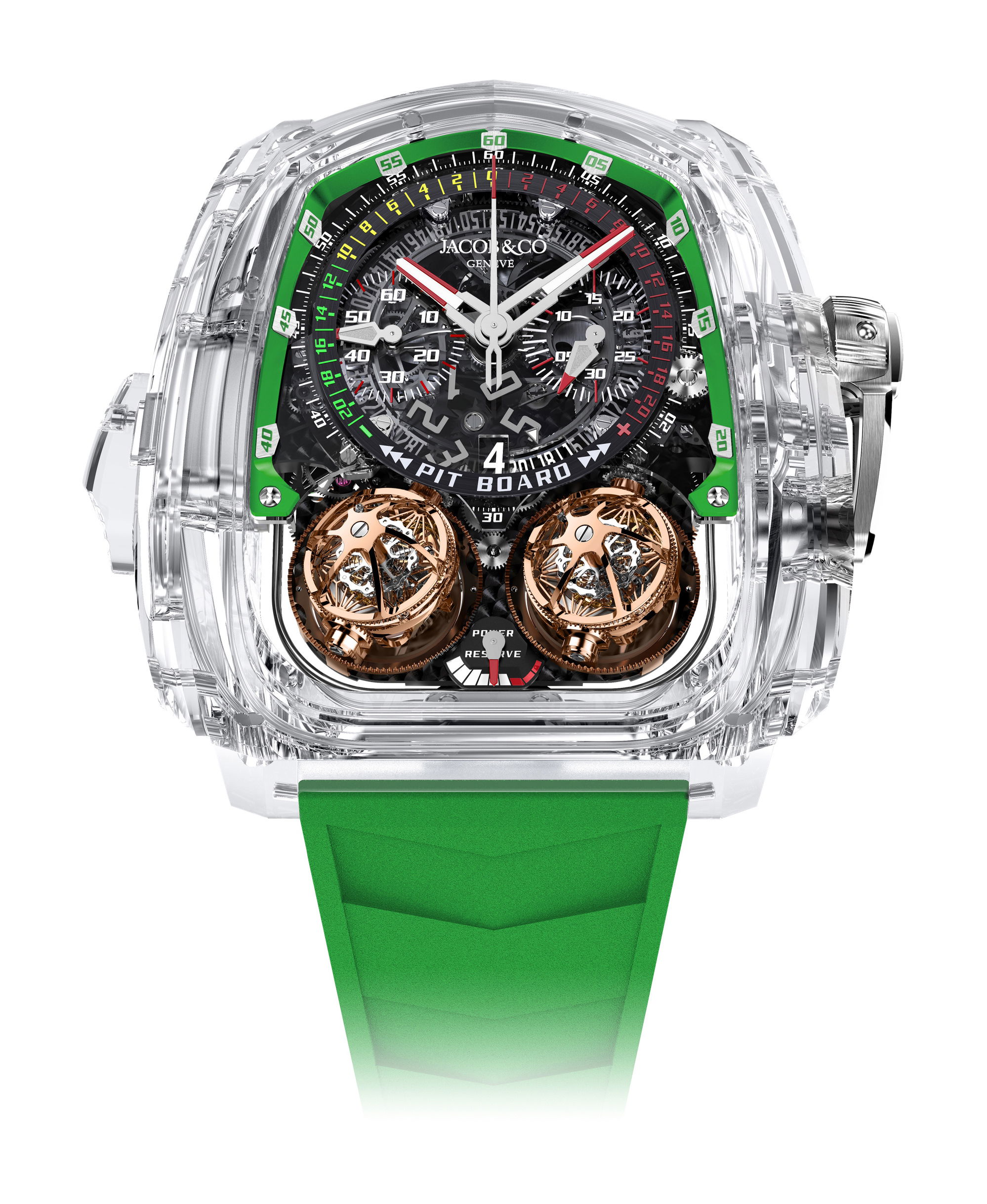 Jacob & Co Twin Turbo Furious Sapphire Crystal watch