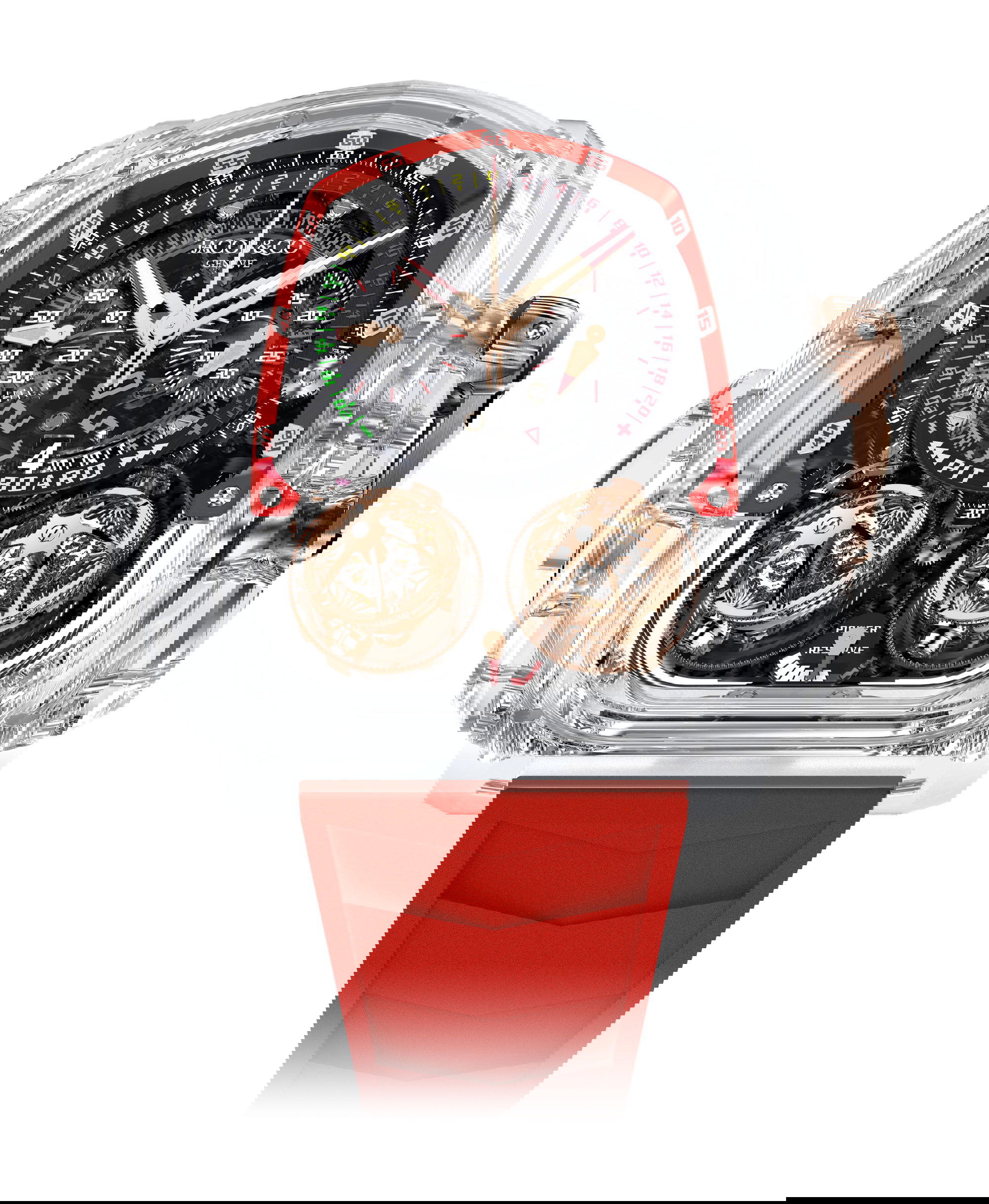 Jacob & Co Twin Turbo Furious Sapphire Crystal watch