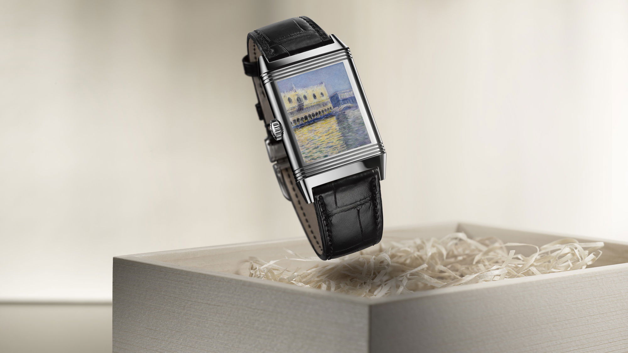 Jaeger-LeCoultre Reverso Tribute Enamel Monet – The Doges’ Place - View 3