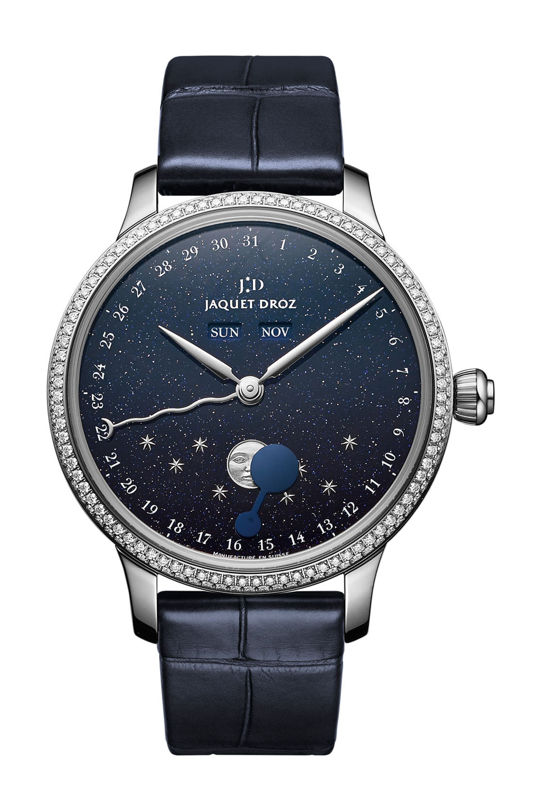 Jaquet Droz Éclipse Aventurine watch