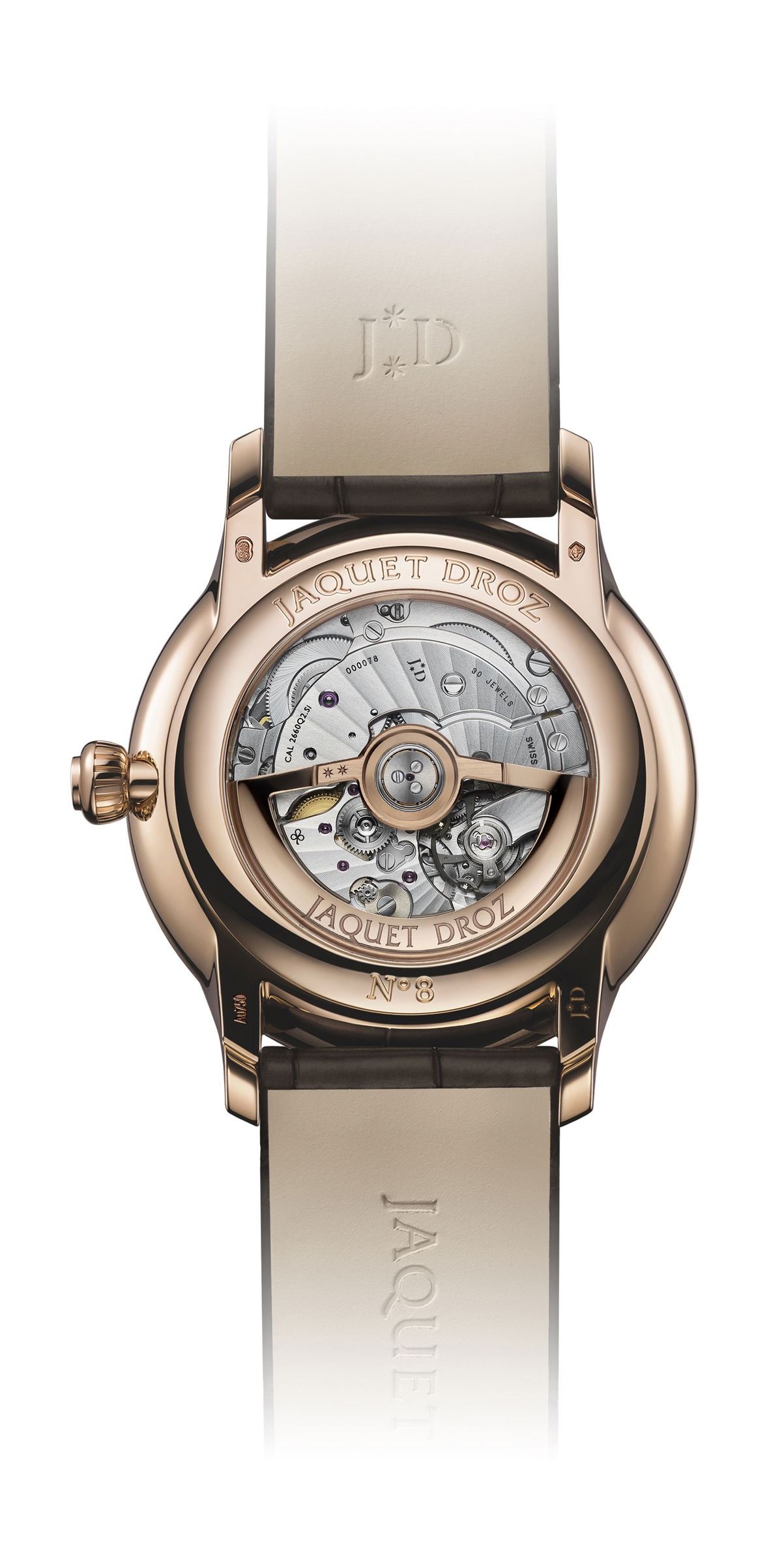 Jaquet Droz Grande Seconde Quantieme Anthracite Enamel - View 2
