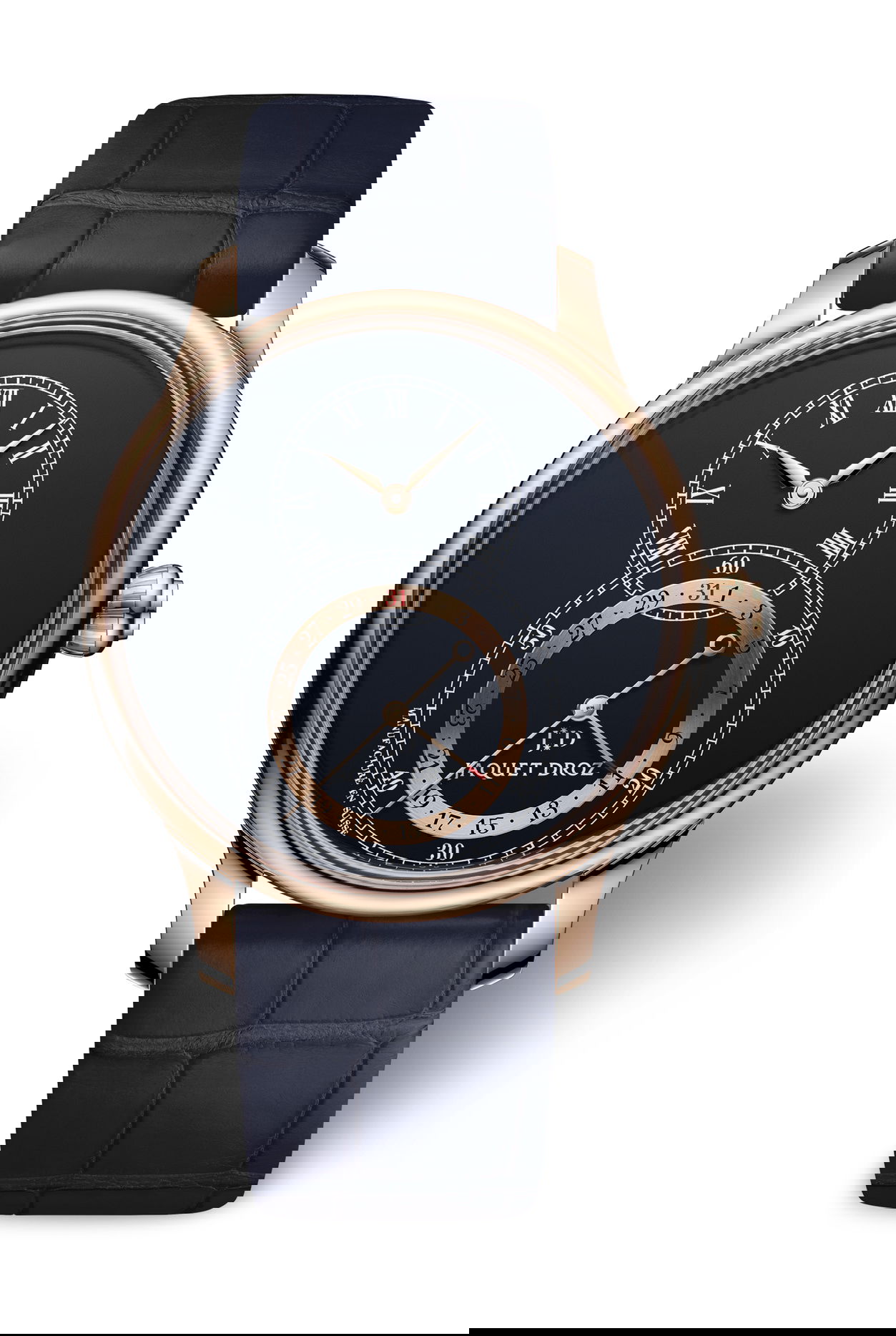 Jaquet Droz Grande Seconde Quantieme Dark Blue Enamel watch