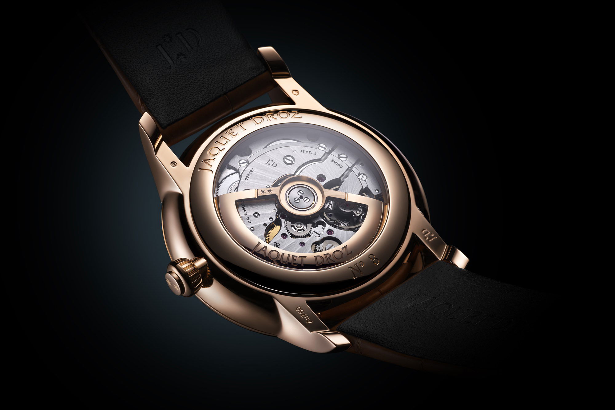 Jaquet Droz Grande Seconde Quantieme Ivory Enamel - View 3
