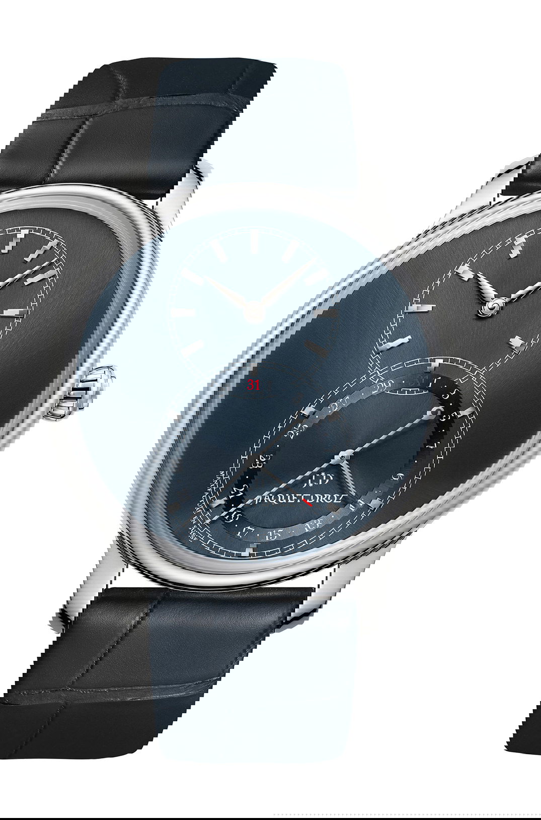 Jaquet Droz Grande Seconde Quantième Satin-Brushed Blue watch