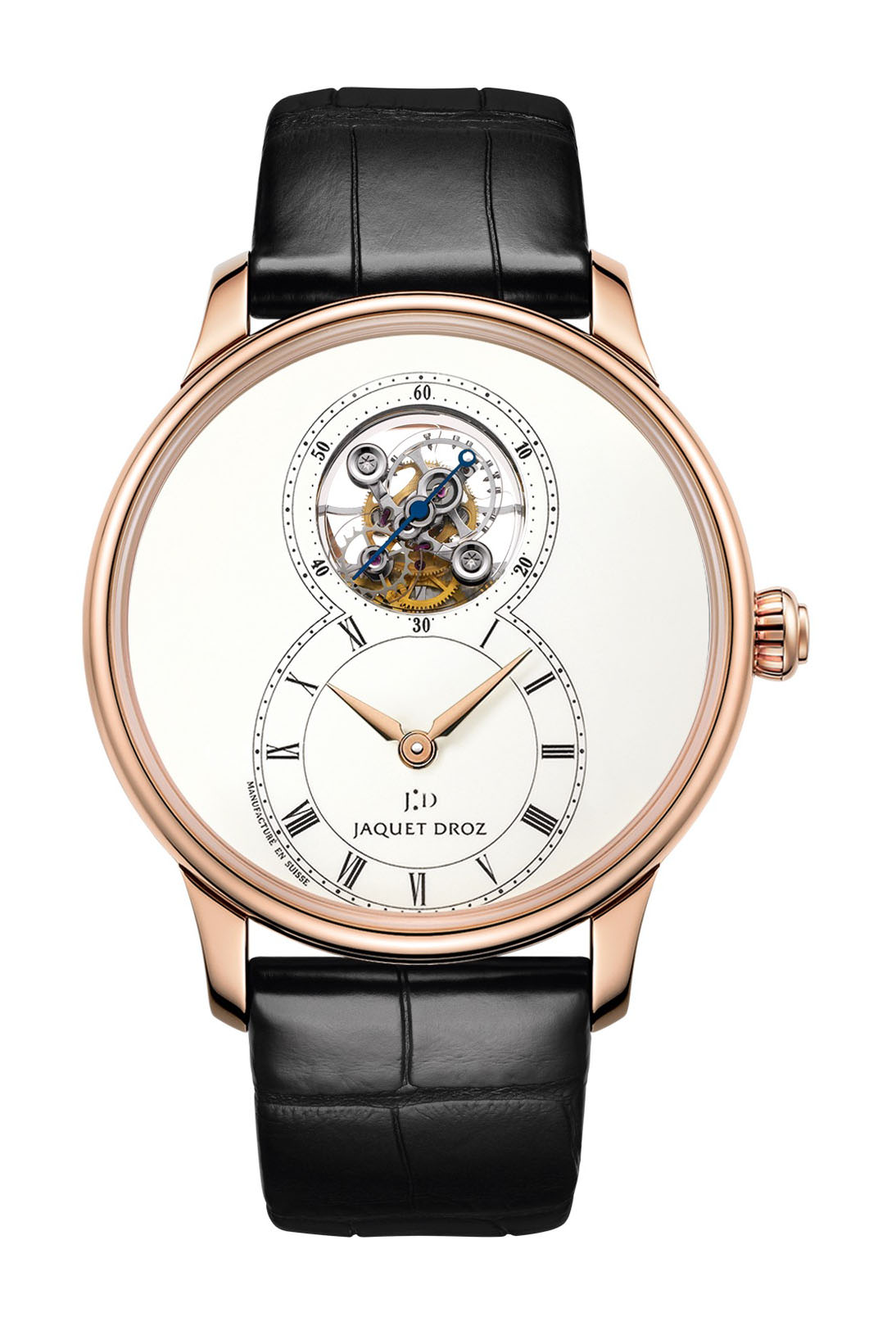 Jaquet Droz Grande Seconde Tourbillon Ivory Enamel watch