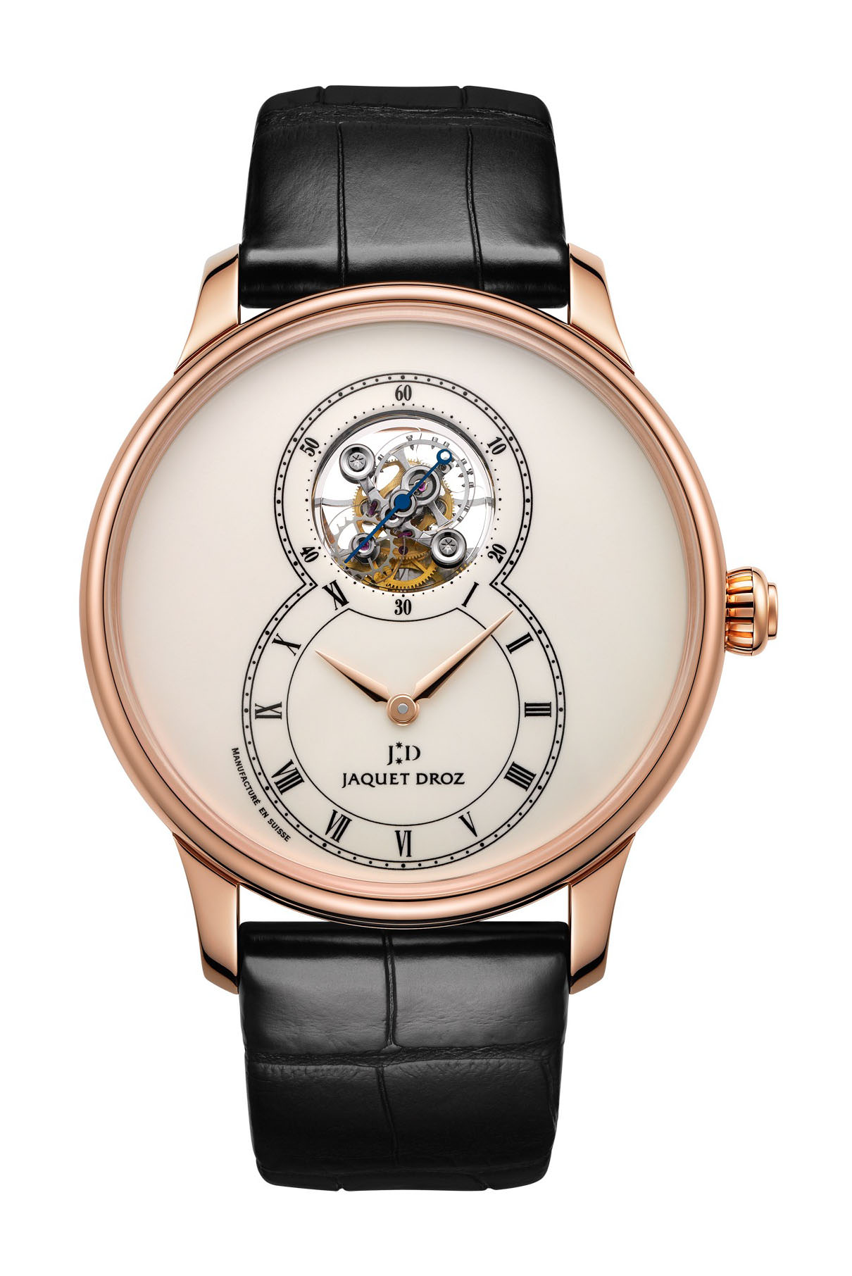 Jaquet Droz Grande Seconde Tourbillon Ivory Enamel watch