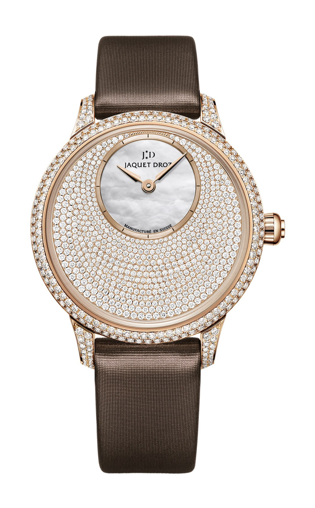 Jaquet Droz Petit Heure Minute Shiny watch