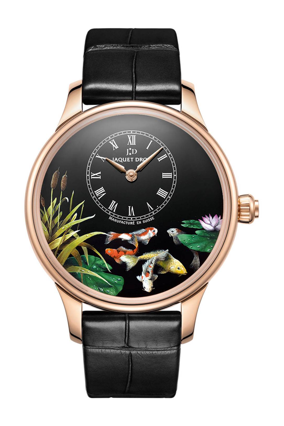 Jaquet Droz Petite Heure Minute Carps watch