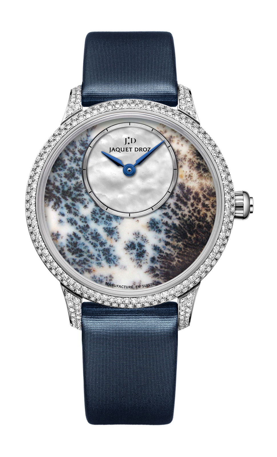 Jaquet Droz Petite Heure Minute Dendritic Agate watch