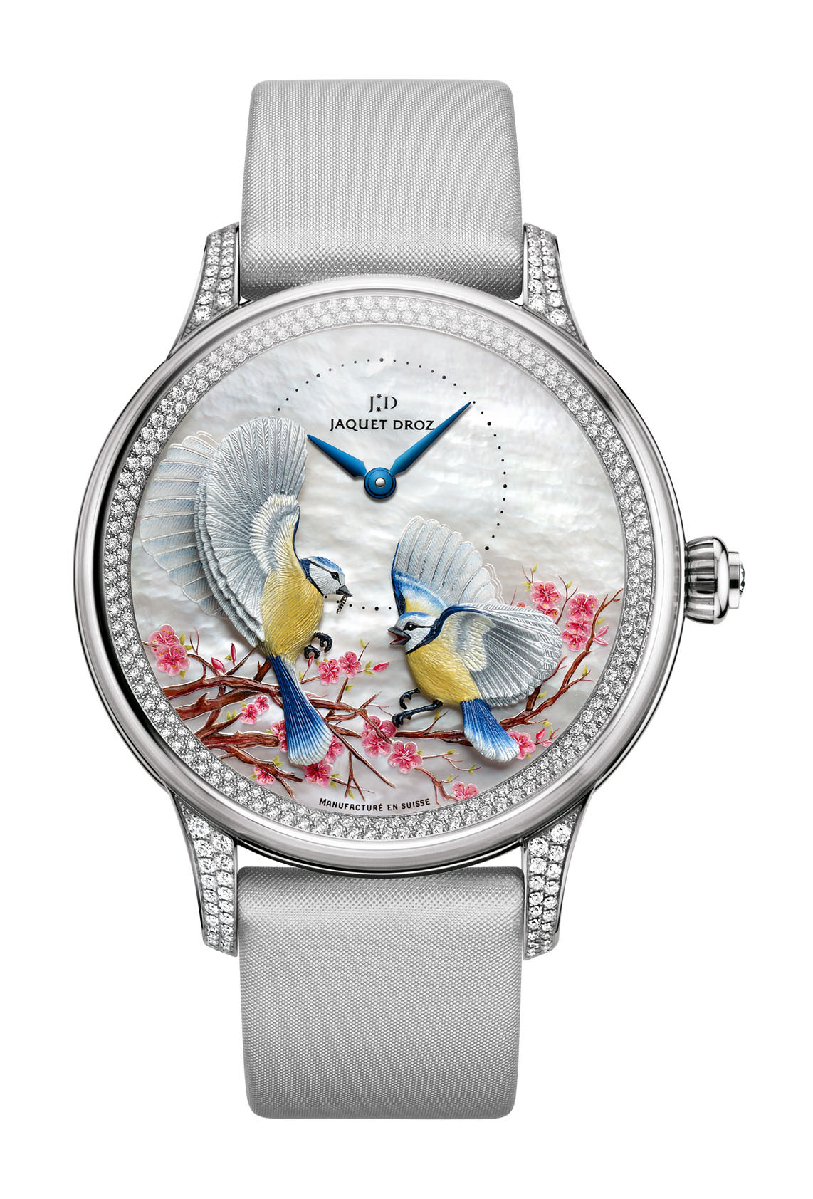 Jaquet Droz Petite Heure Minute Relief Seasons watch