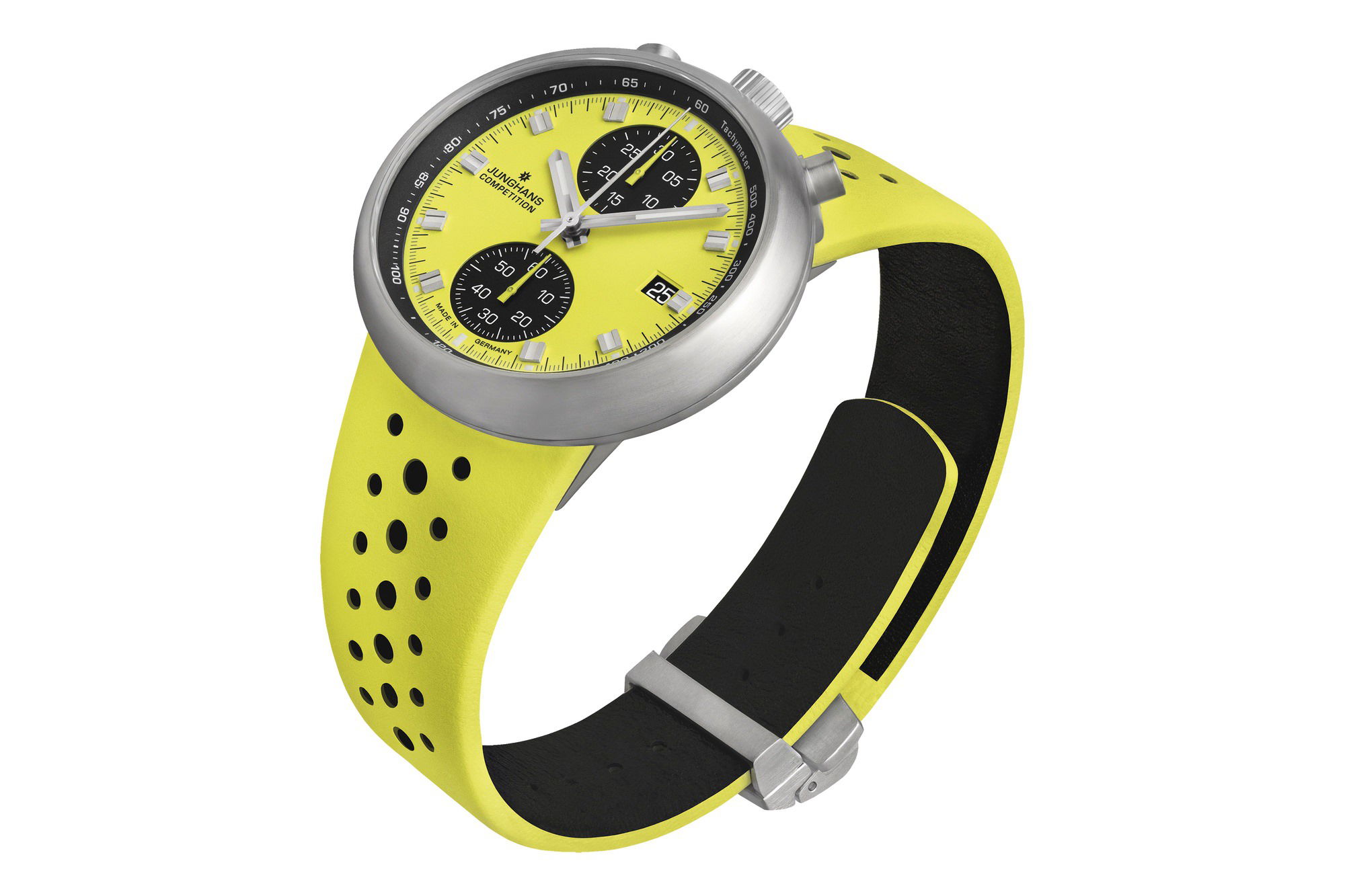 Junghans 1972 Competition FIS Edition Lemon - View 3
