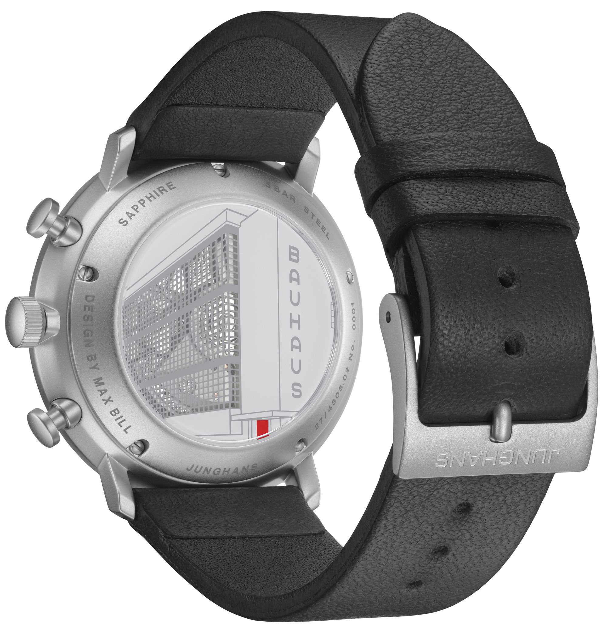 Junghans Max Bill Chronoscope Bauhaus - View 2
