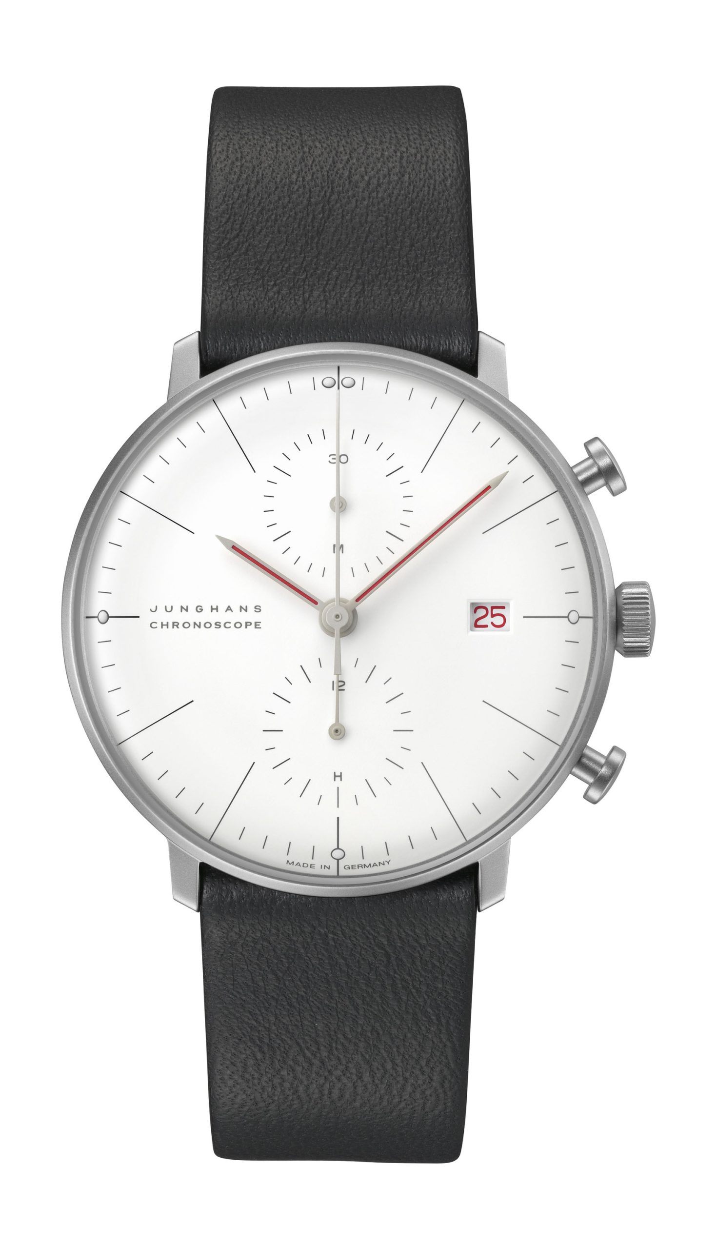 Junghans Max Bill Chronoscope Bauhaus watch