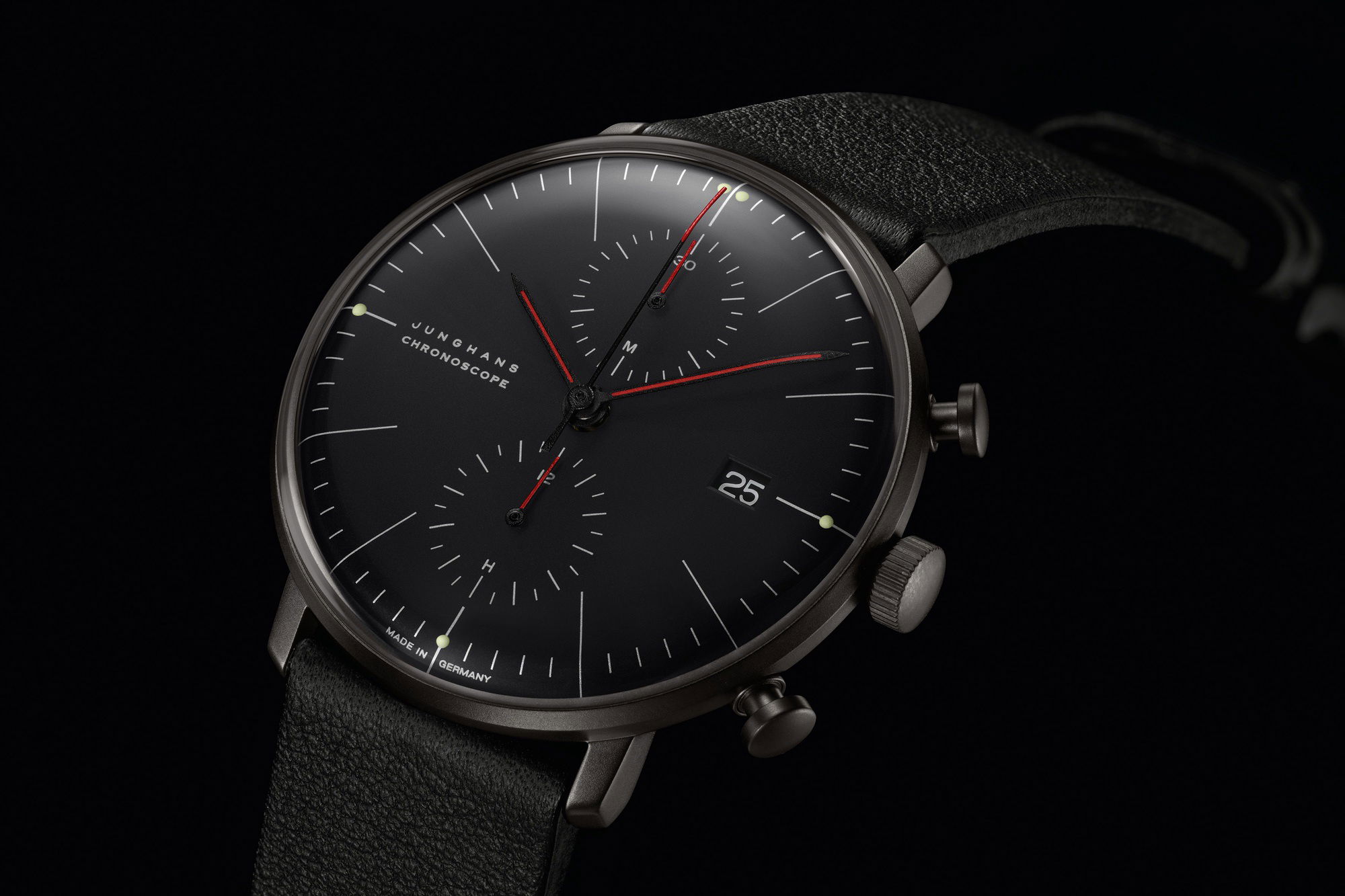 Junghans max bill Chronoscope Bauhaus - View 2