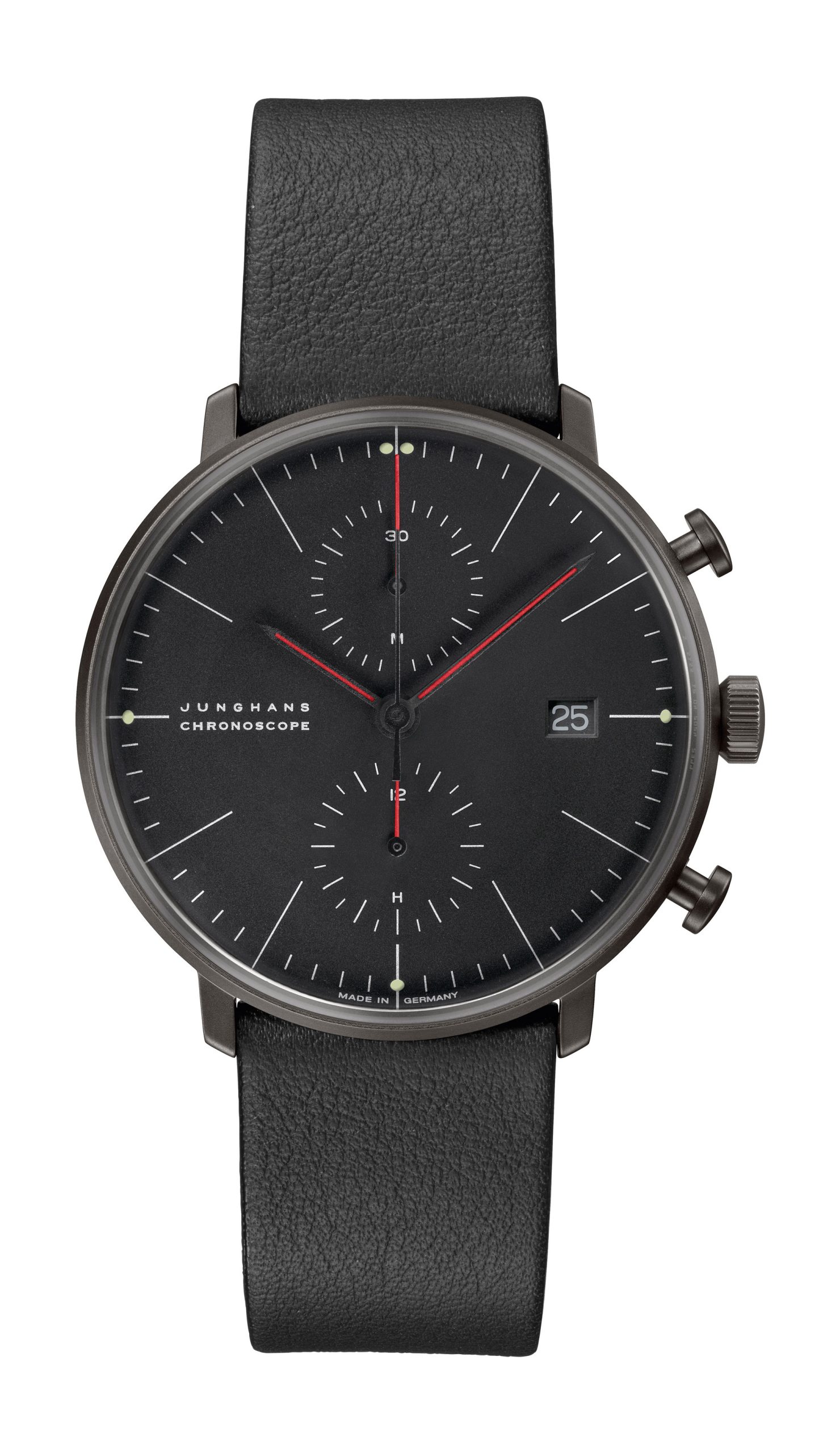 Junghans max bill Chronoscope Bauhaus watch