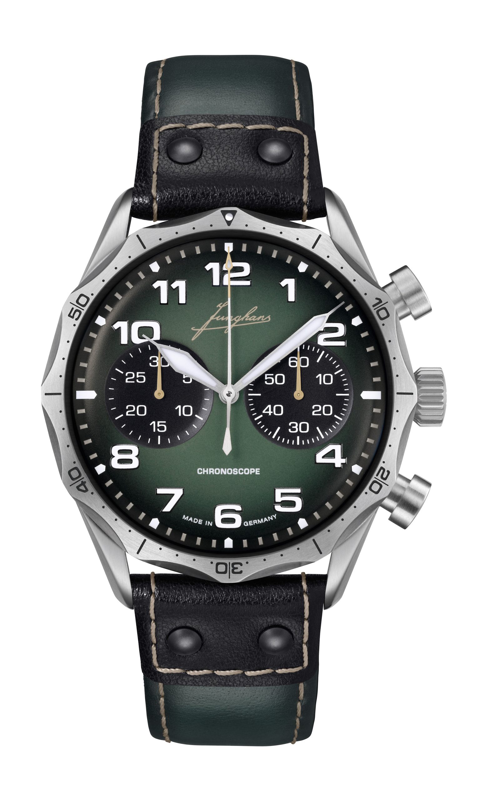 Junghans Meister Pilot Chronoscope watch