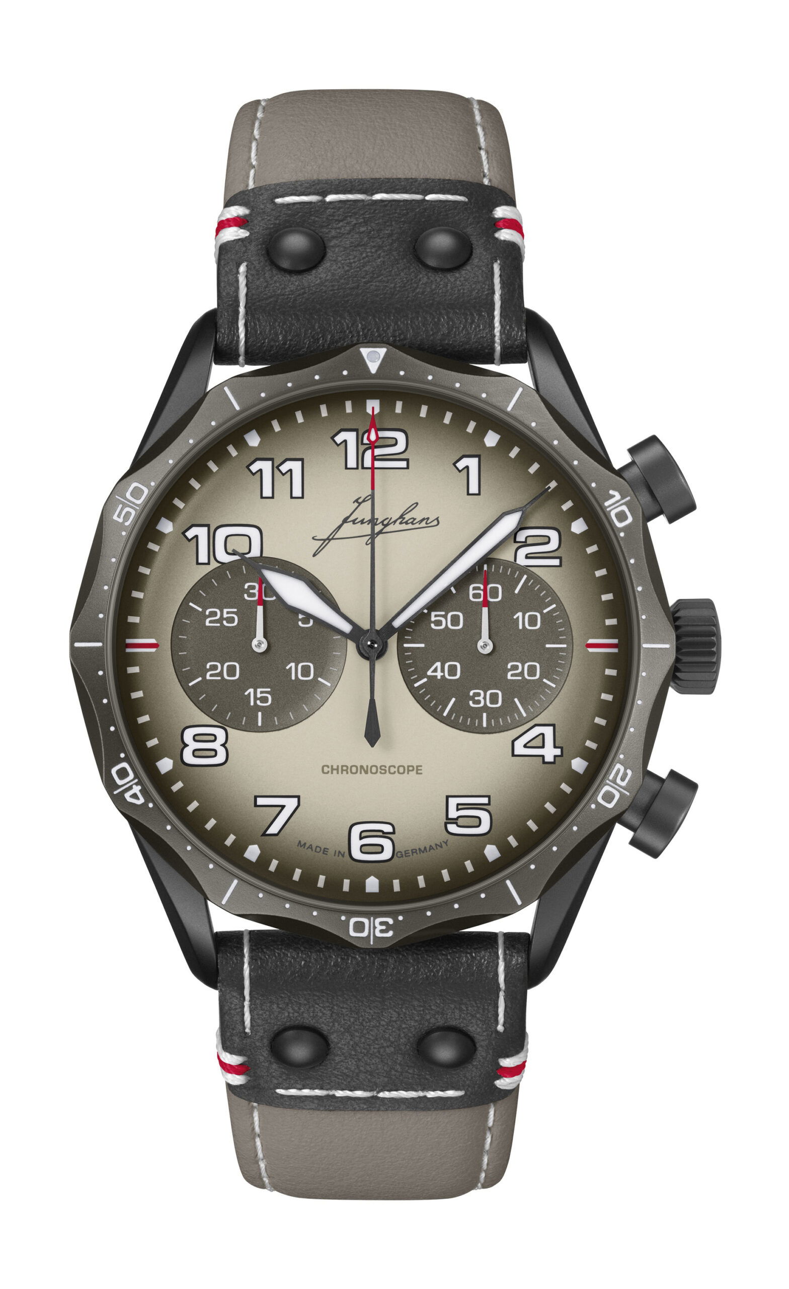 Junghans Meister Pilot Chronoscope Desert watch