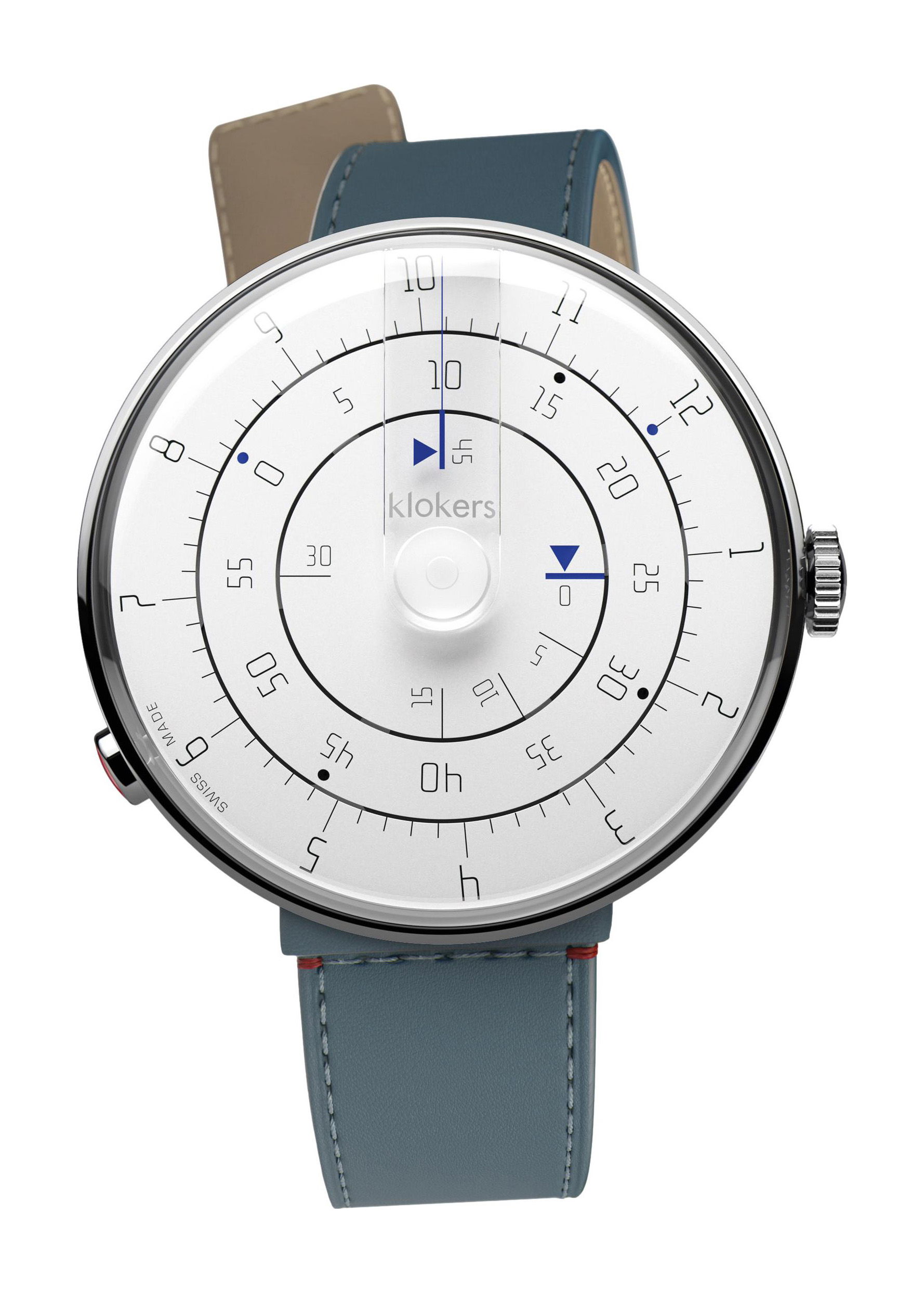 Klokers KLOK 01 White Minimal watch