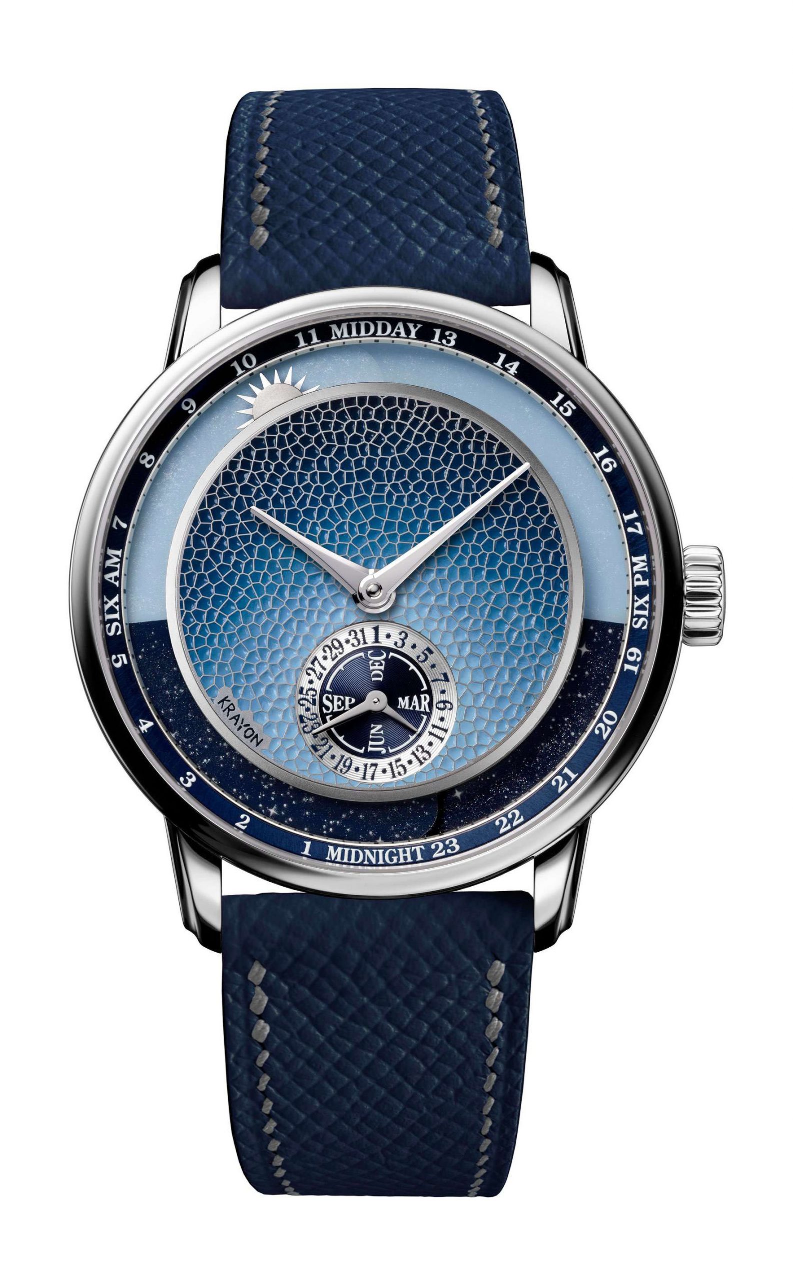 Krayon Anywhere Métiers d’Art Azur watch