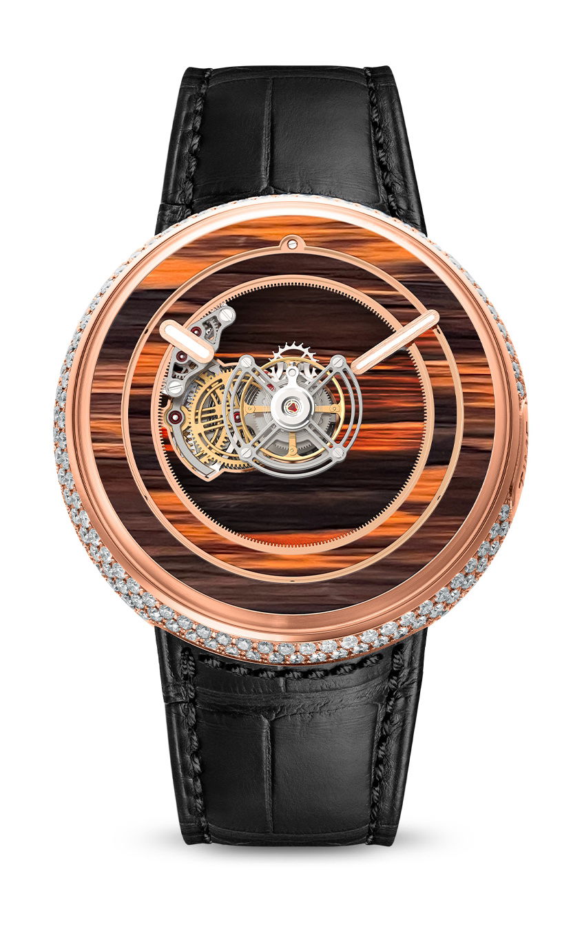 Kross Studio KS 05 Central Floating Tourbillon Mahogany Obsidian watch