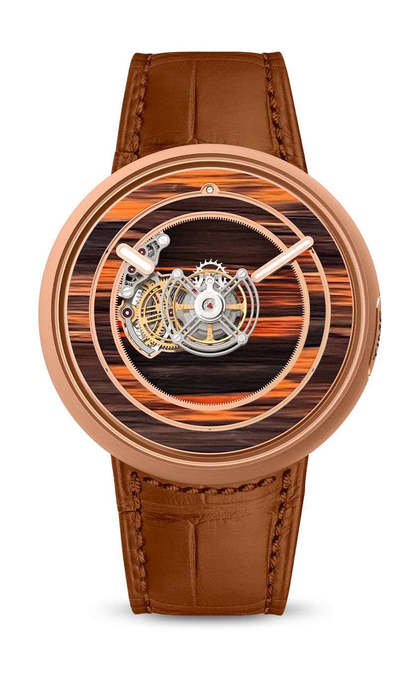 Kross Studio KS 05 Central Floating Tourbillon Mahogany Obsidian watch