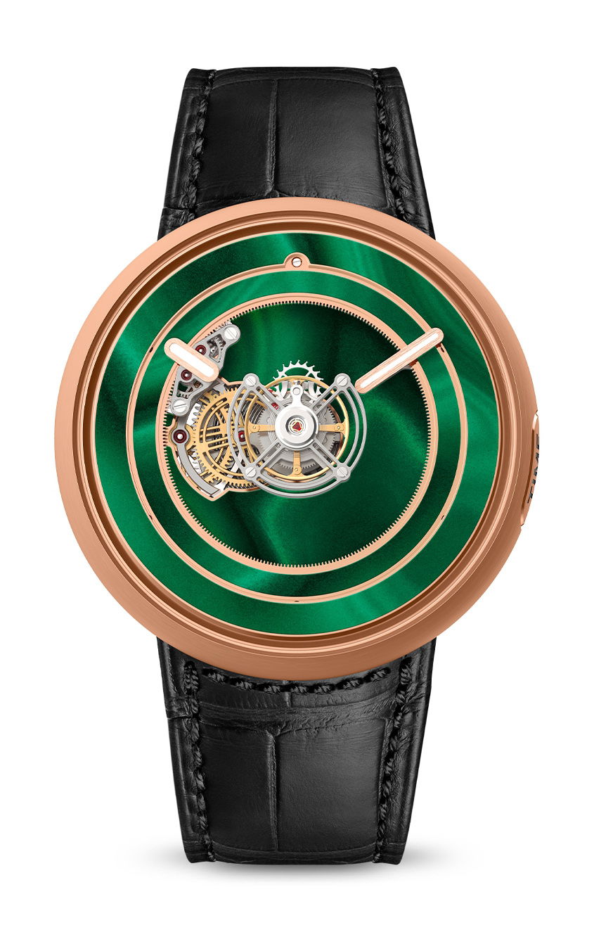 Kross Studio KS 05 Central Floating Tourbillon Malachite watch