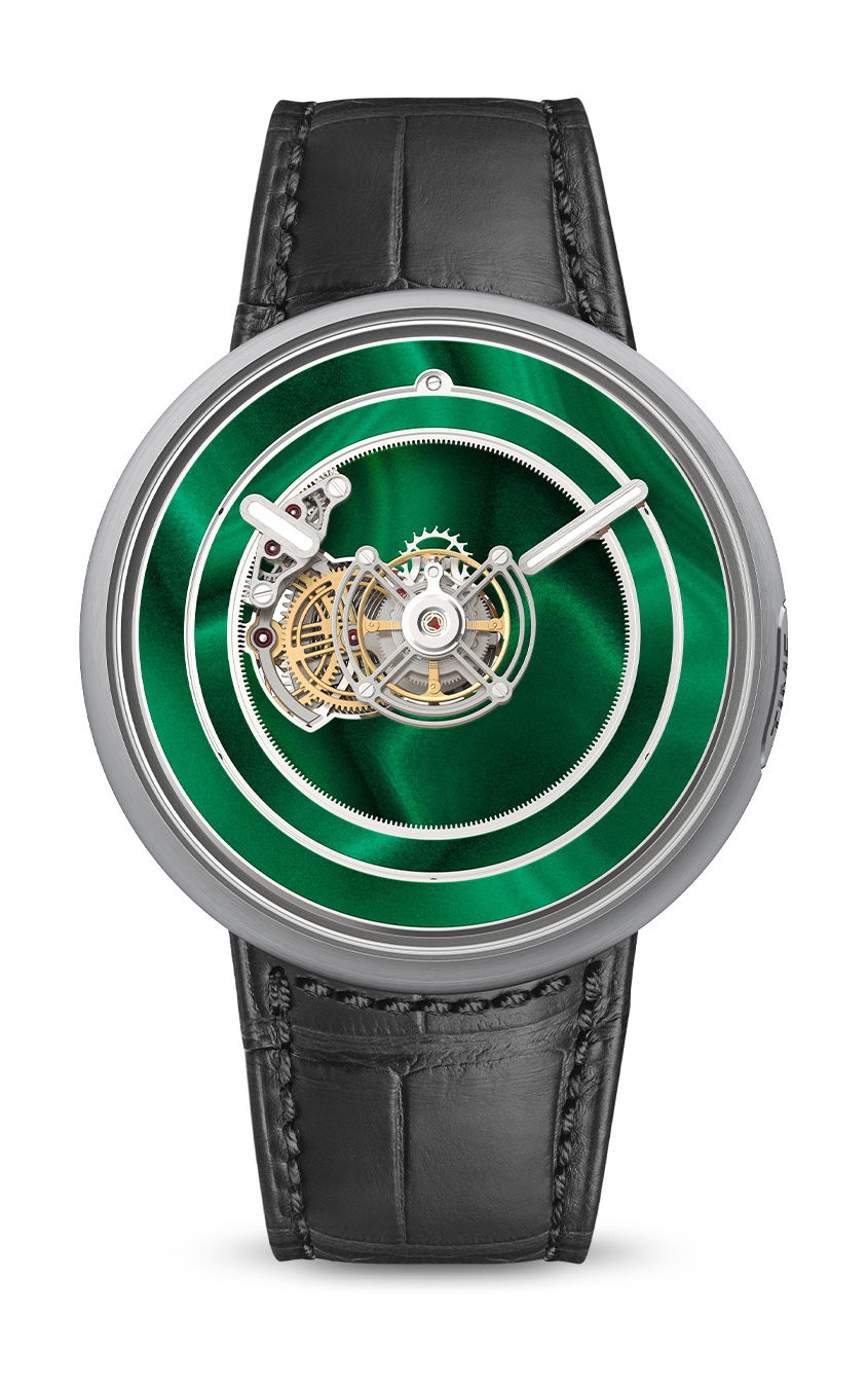 Kross Studio KS 05 Central Floating Tourbillon Malachite watch