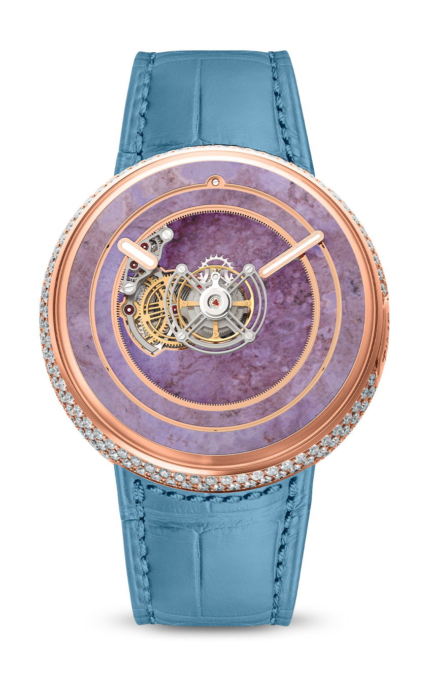 Kross Studio KS 05 Central Floating Tourbillon Purple Jade watch