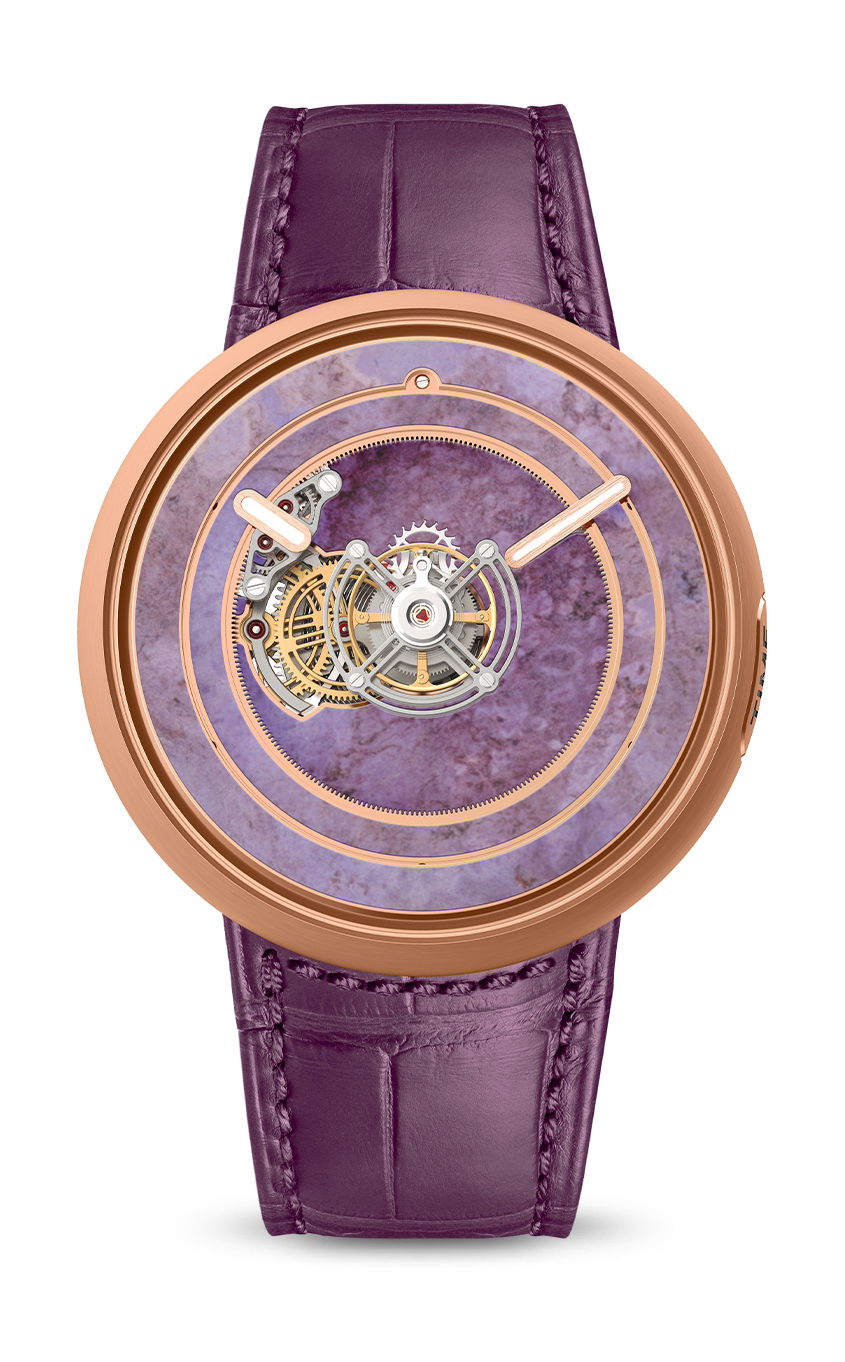 Kross Studio KS 05 Central Floating Tourbillon Purple Jade watch