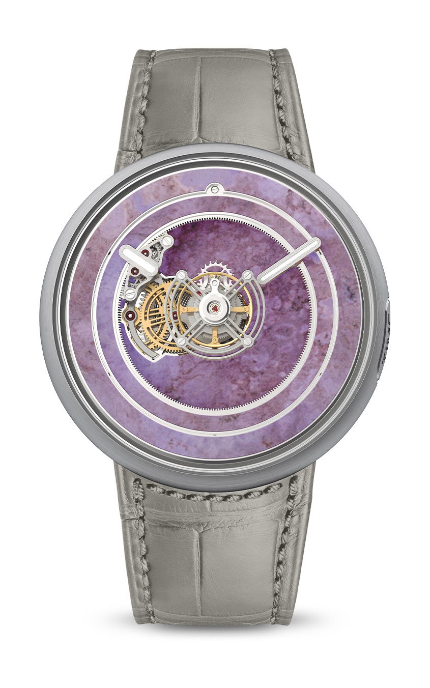 Kross Studio KS 05 Central Floating Tourbillon Purple Jade watch