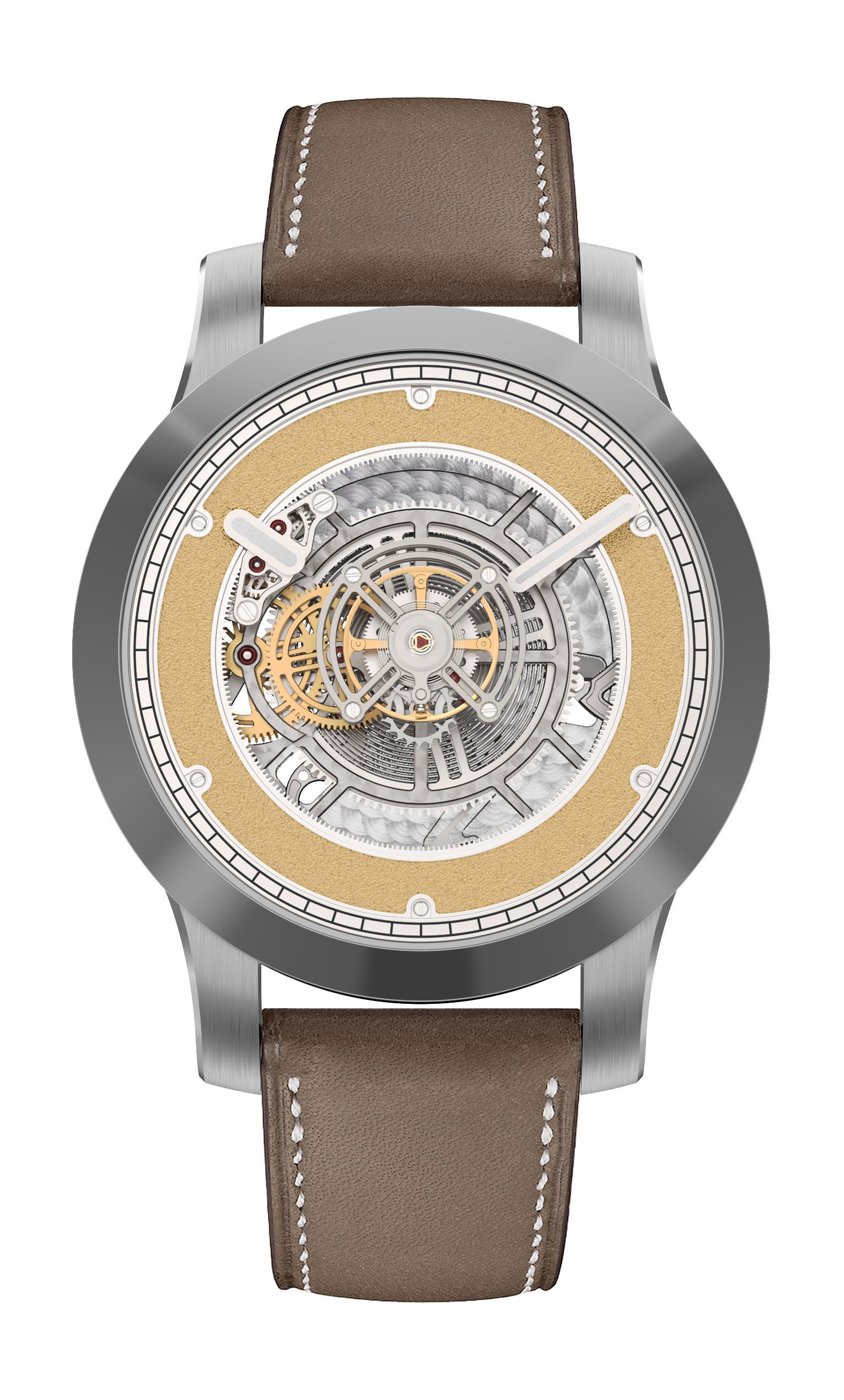 Kross Studio KS 06 Central Floating Tourbillon Titanium Gold watch