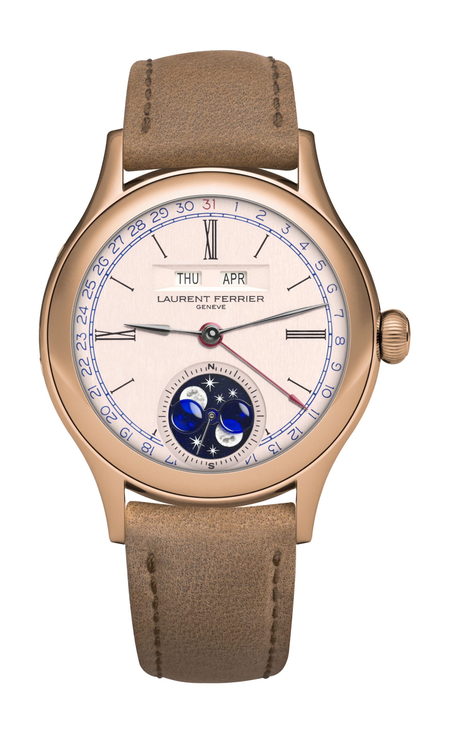 Laurent Ferrier Classic Moon Silver watch