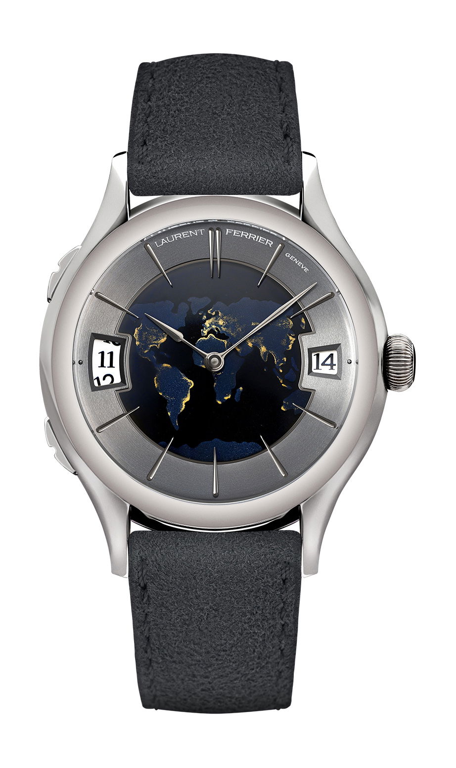 Laurent Ferrier Classic Traveller Globe Night Blue watch
